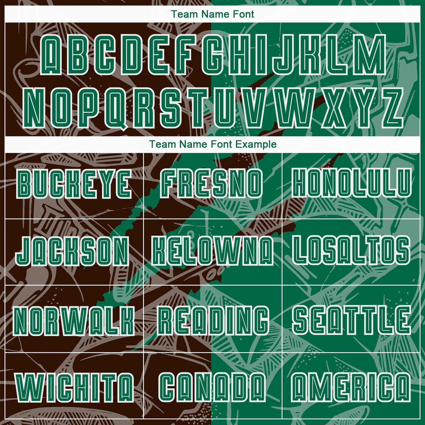Custom Graffiti Pattern Kelly Green-Brown Scratch Sublimation Soccer Uniform Jersey view 5