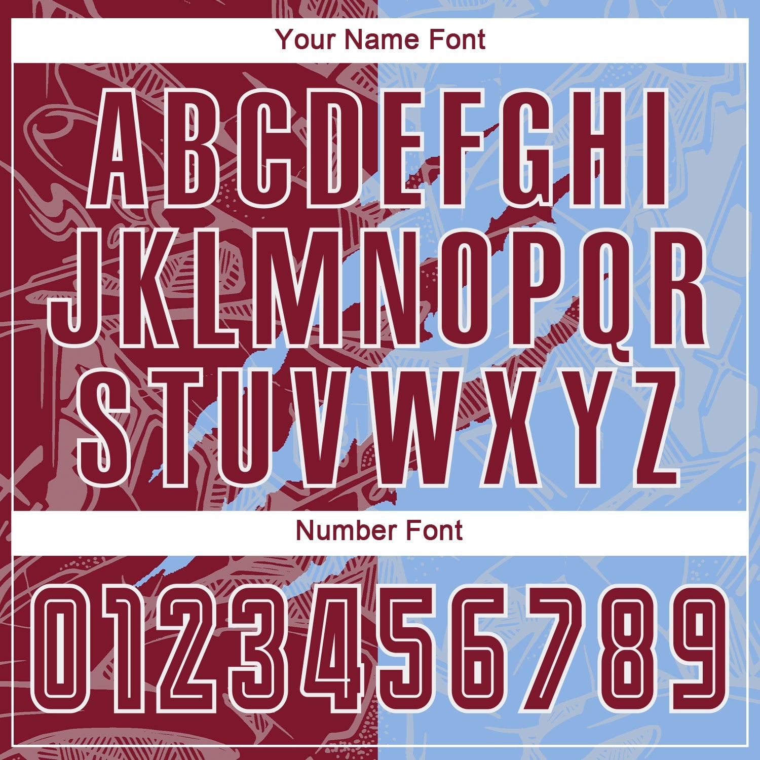 Custom Graffiti Pattern Crimson-Light Blue Scratch Sublimation Soccer Uniform Jersey view 6