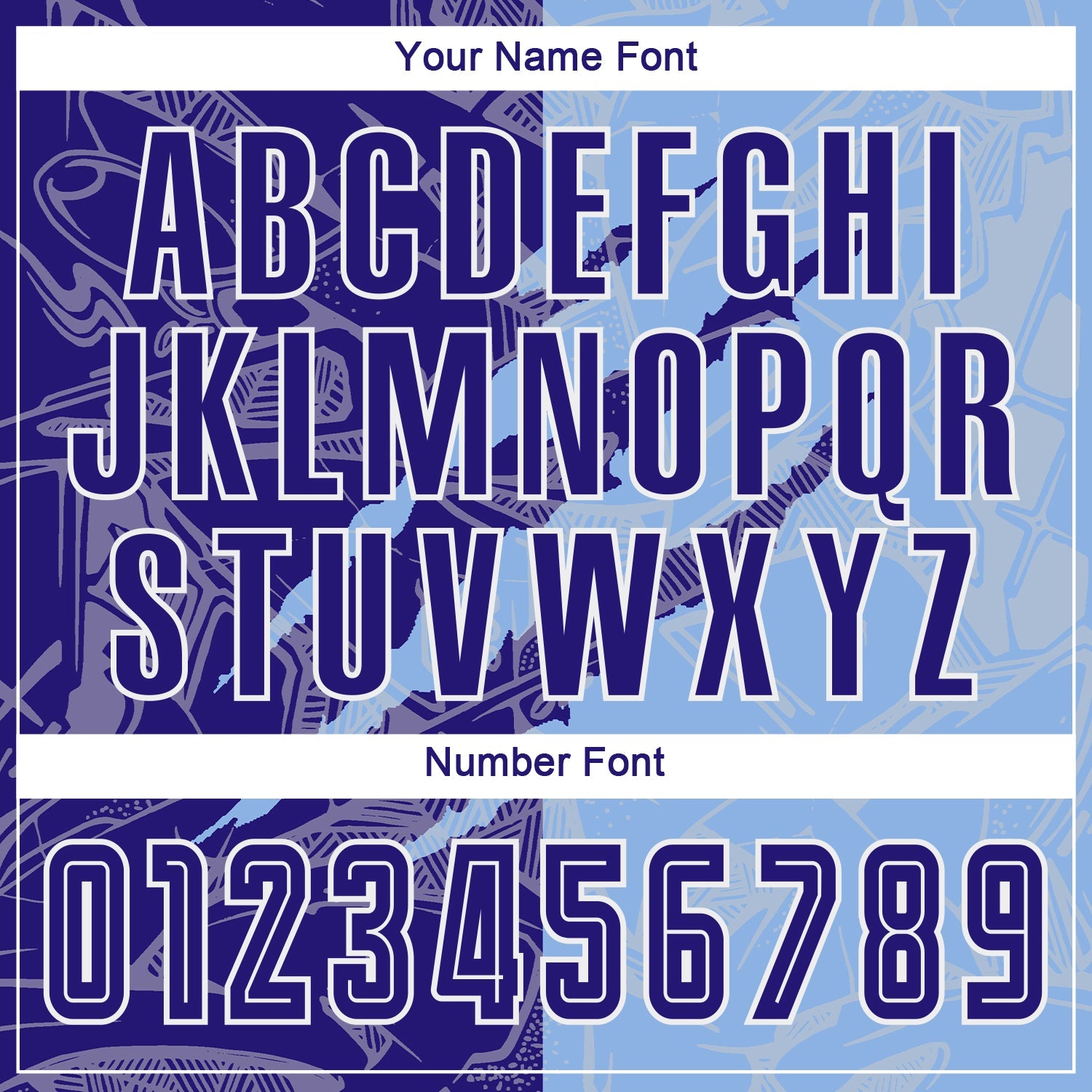 Custom Graffiti Pattern Dark Purple-Light Blue Scratch Sublimation Soccer Uniform Jersey view 6
