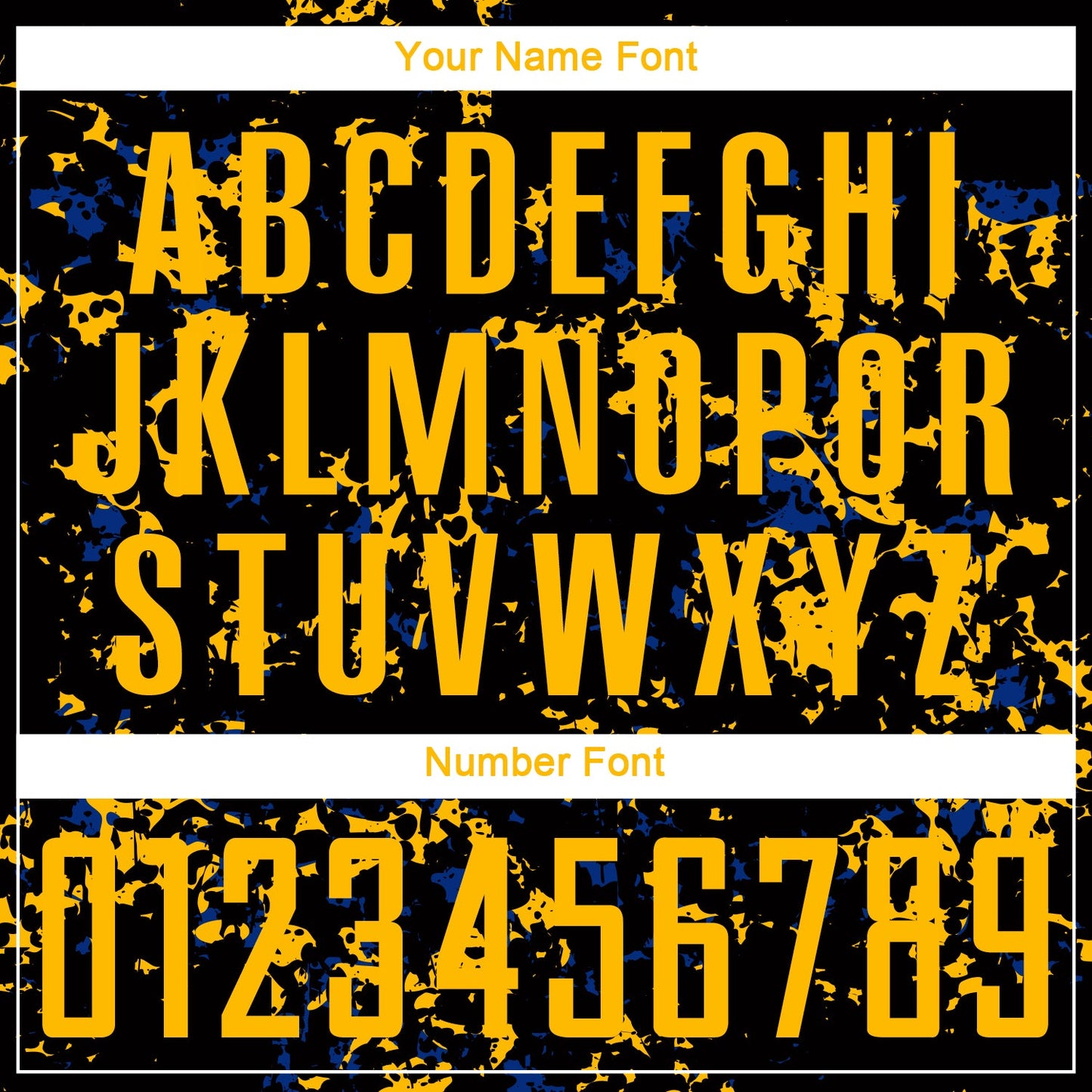 Custom Black Gold-Royal Abstract Fragment Art Sublimation Soccer Uniform Jersey view 6