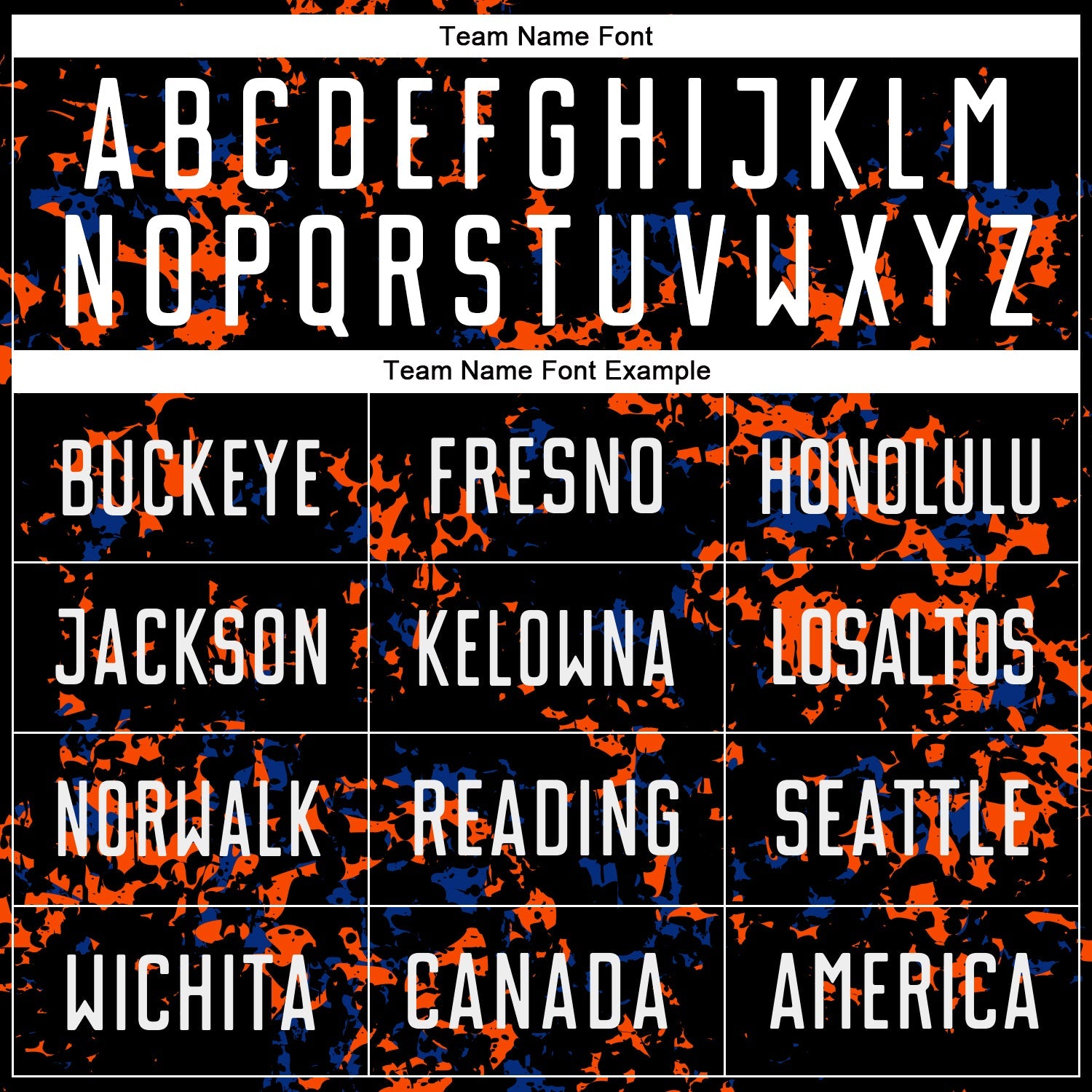 Custom Black Orange-Royal Abstract Fragment Art Sublimation Soccer Uniform Jersey view 5