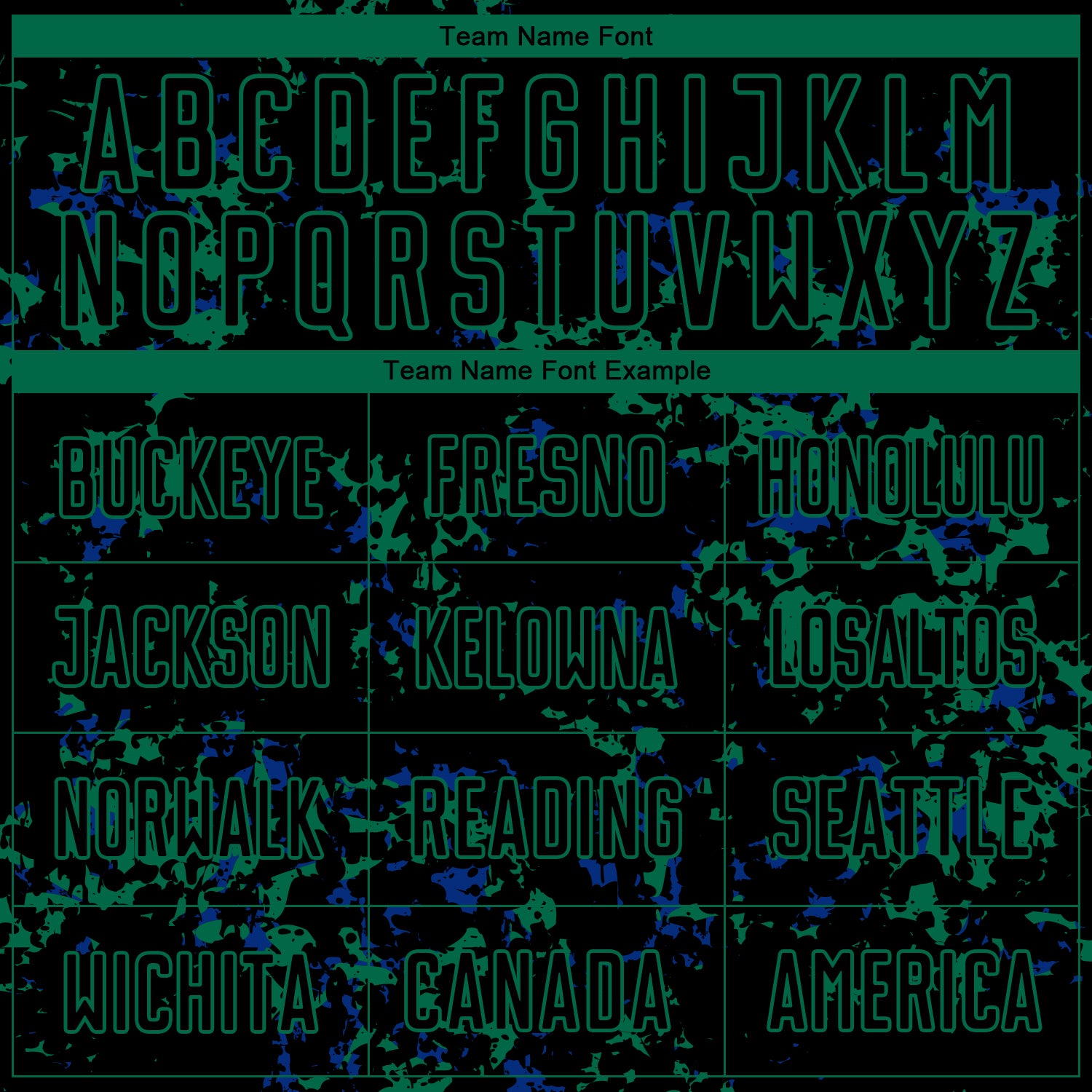 Custom Black Kelly Green-Royal Abstract Fragment Art Sublimation Soccer Uniform Jersey view 5