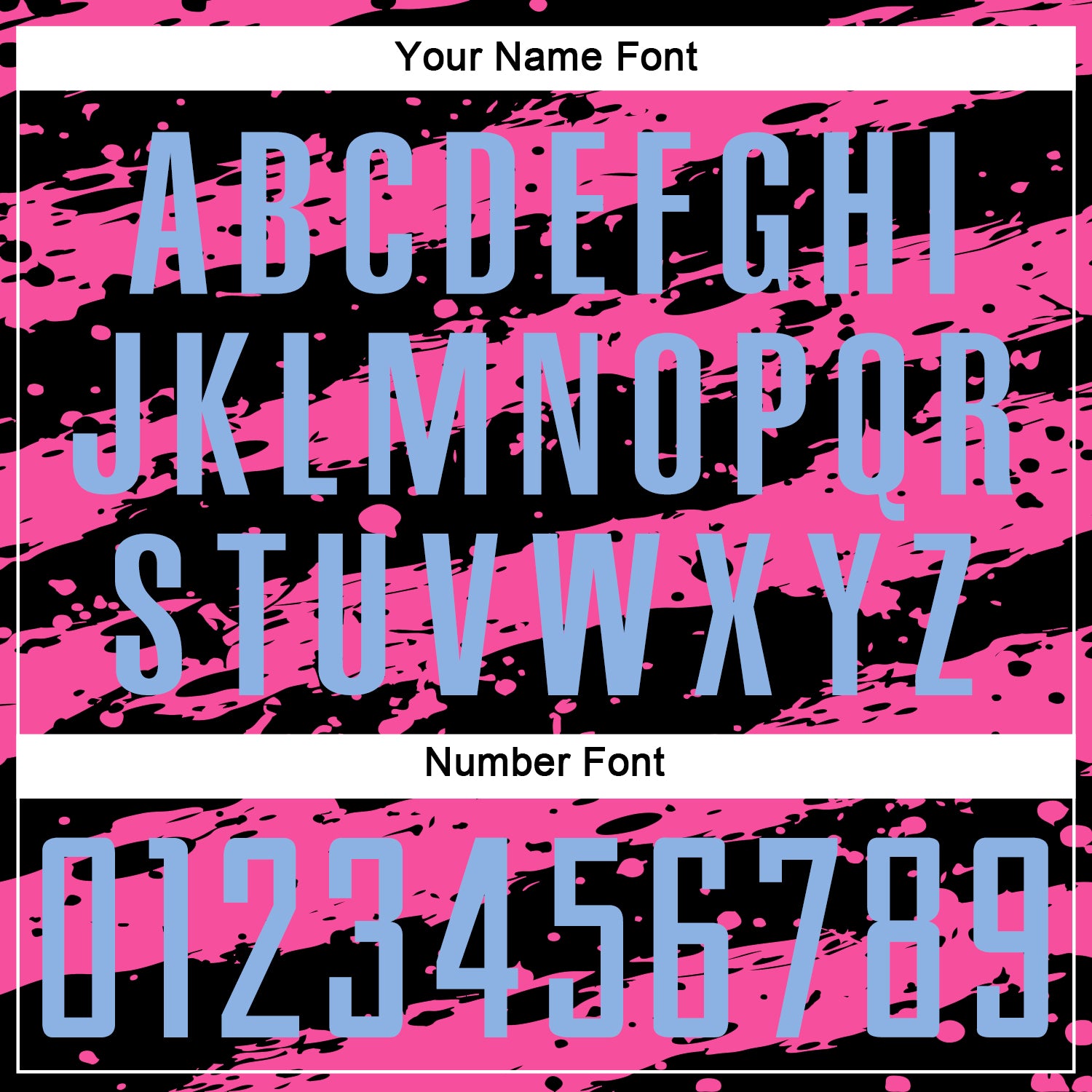 Custom Black Light Blue-Pink Splash Sublimation Soccer Uniform Jersey view 6