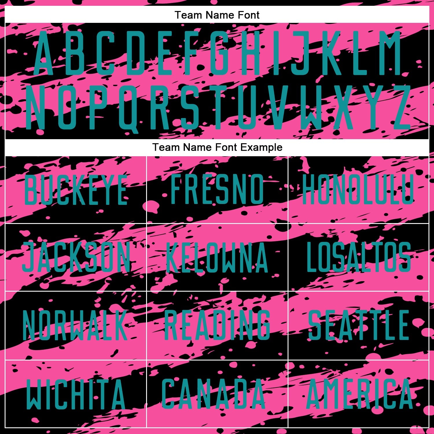 Custom Black Teal-Pink Splash Sublimation Soccer Uniform Jersey view 5
