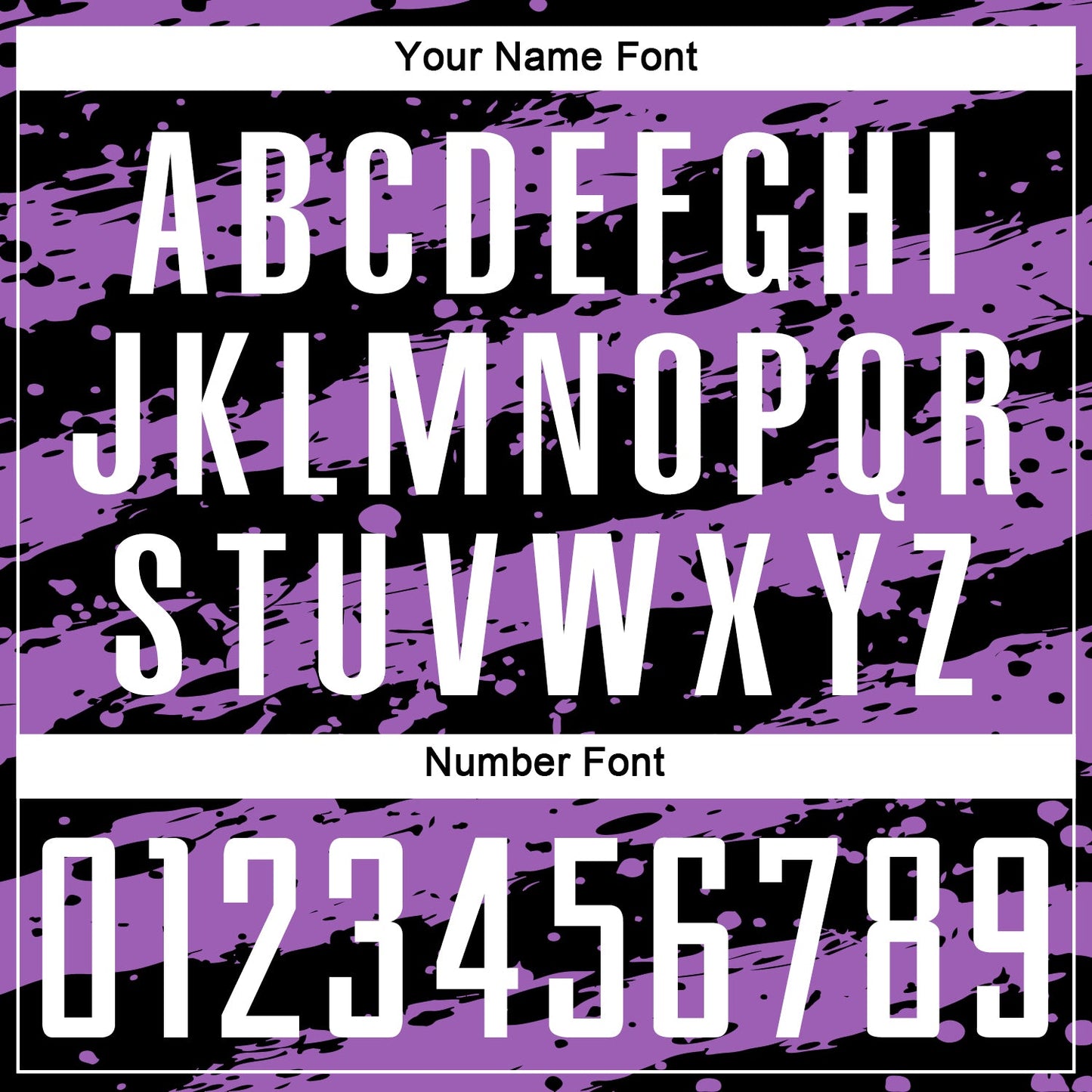 Custom Black White-Medium Purple Splash Sublimation Soccer Uniform Jersey view 6