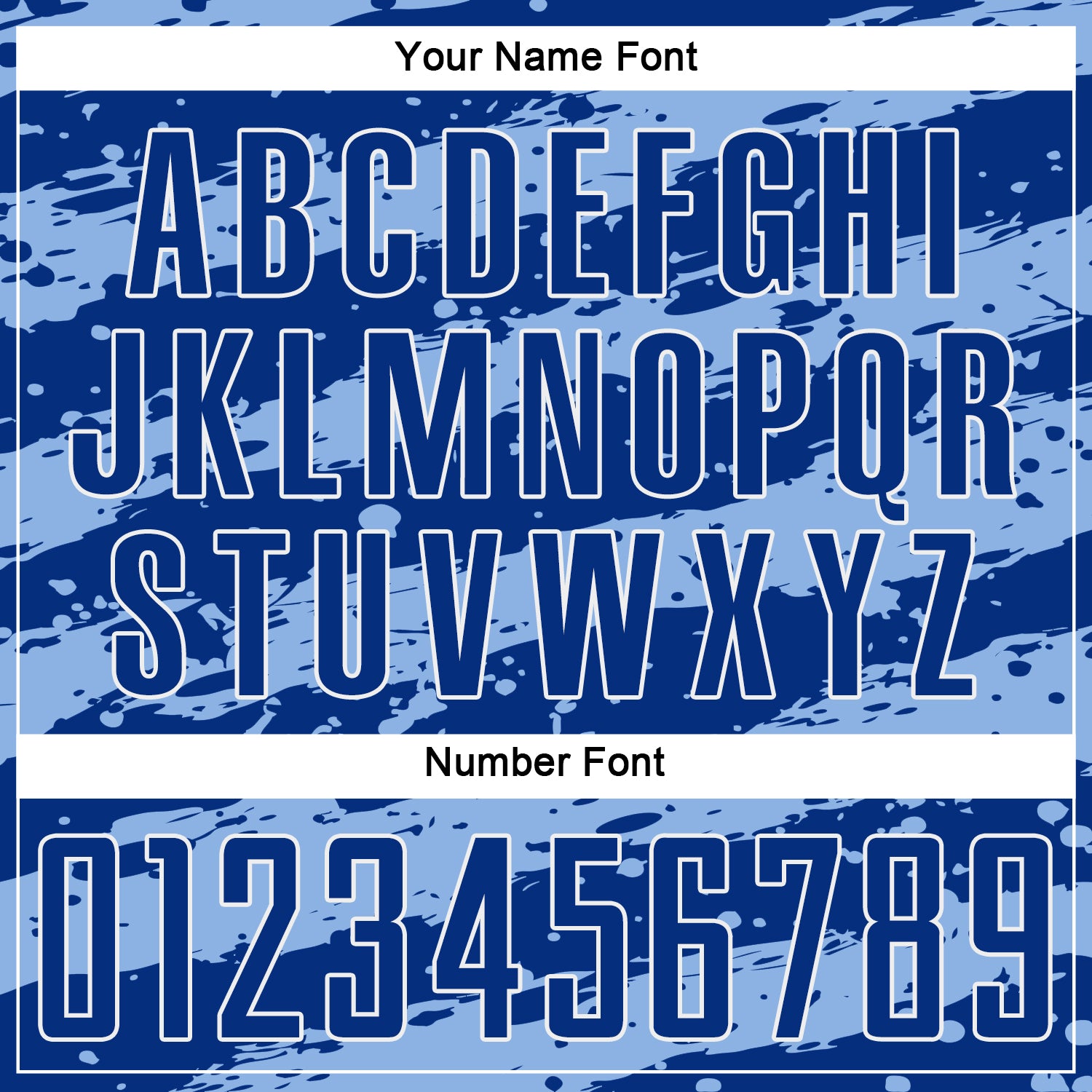 Custom Royal Light Blue-White Splash Sublimation Soccer Uniform Jersey view 6