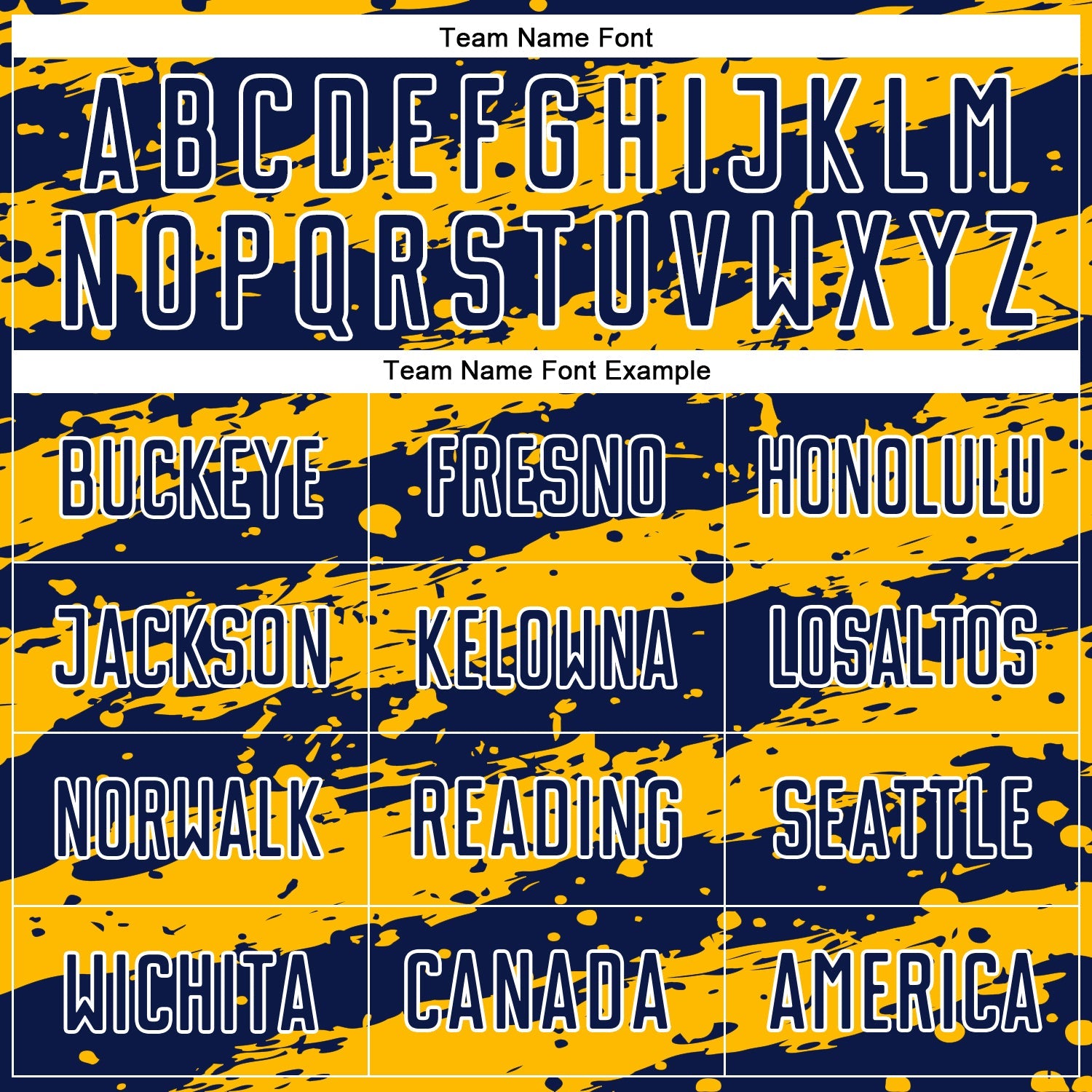 Custom Navy Gold-White Splash Sublimation Soccer Uniform Jersey view 5