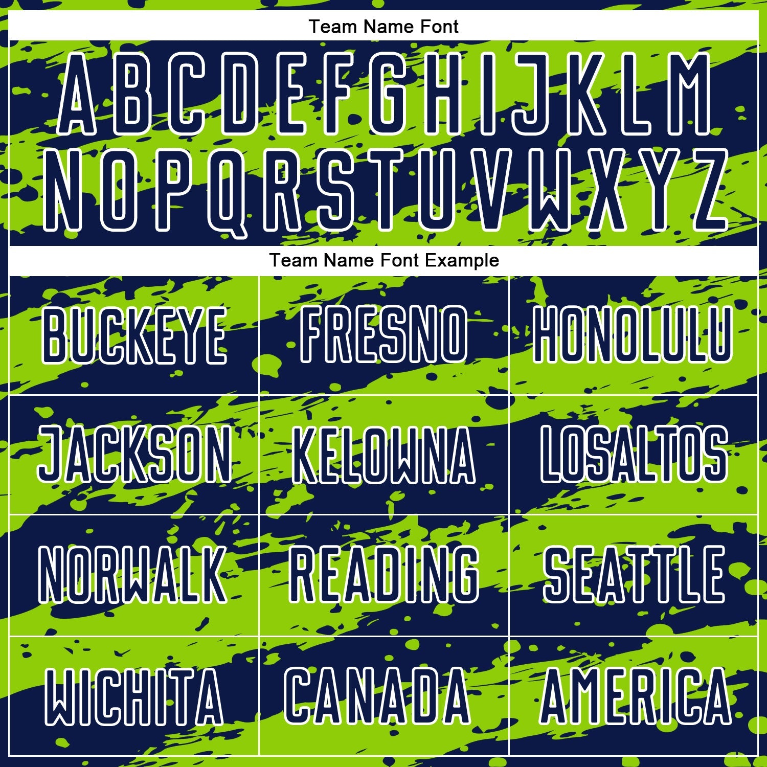 Custom Navy Neon Green-White Splash Sublimation Soccer Uniform Jersey view 5