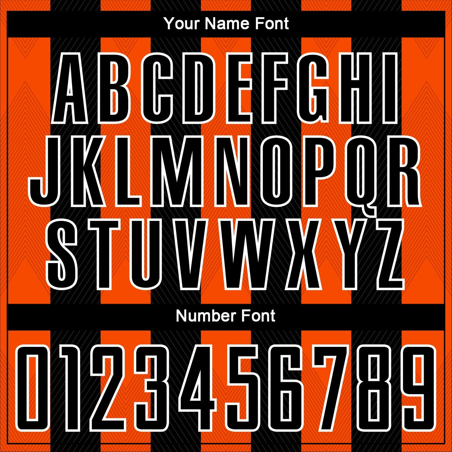 Custom Black Orange-White Line Sublimation Soccer Uniform Jersey view 6