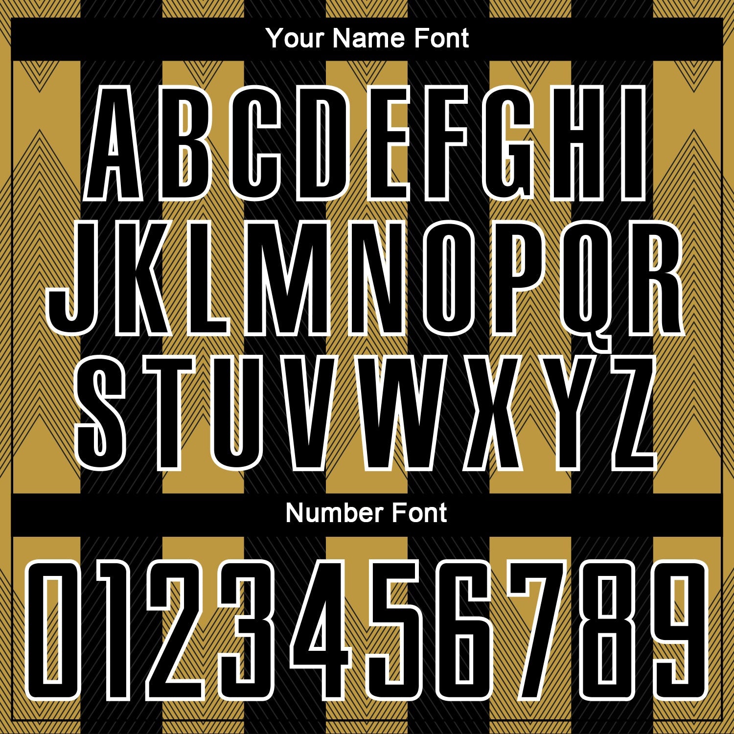 Custom Black Old Gold-White Line Sublimation Soccer Uniform Jersey view 6