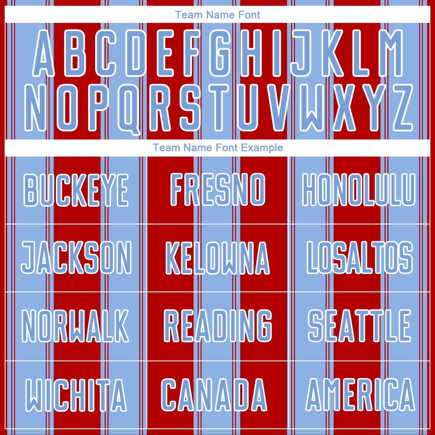 Custom Red Light Blue-White Line Sublimation Soccer Uniform Jersey view 5