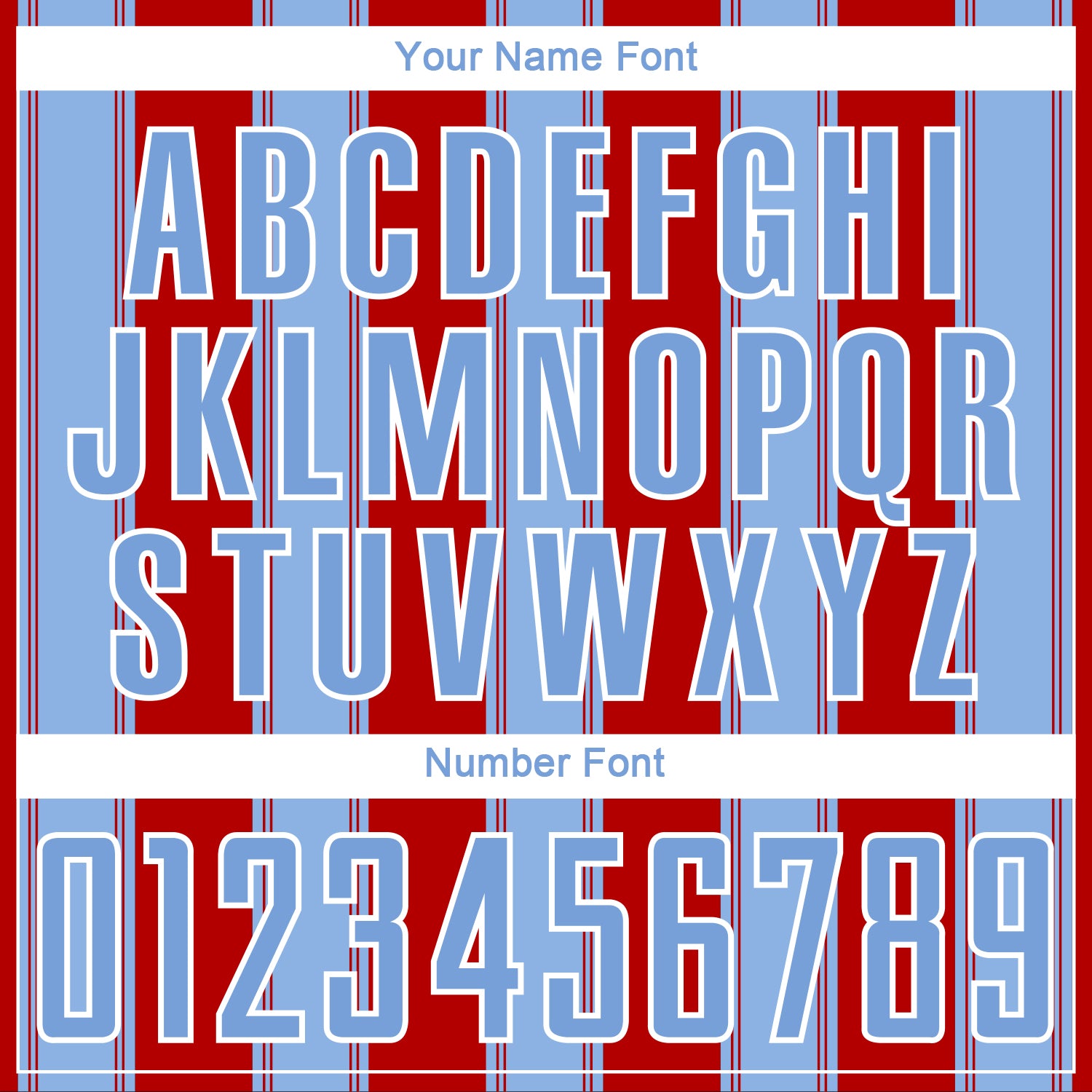 Custom Red Light Blue-White Line Sublimation Soccer Uniform Jersey view 6