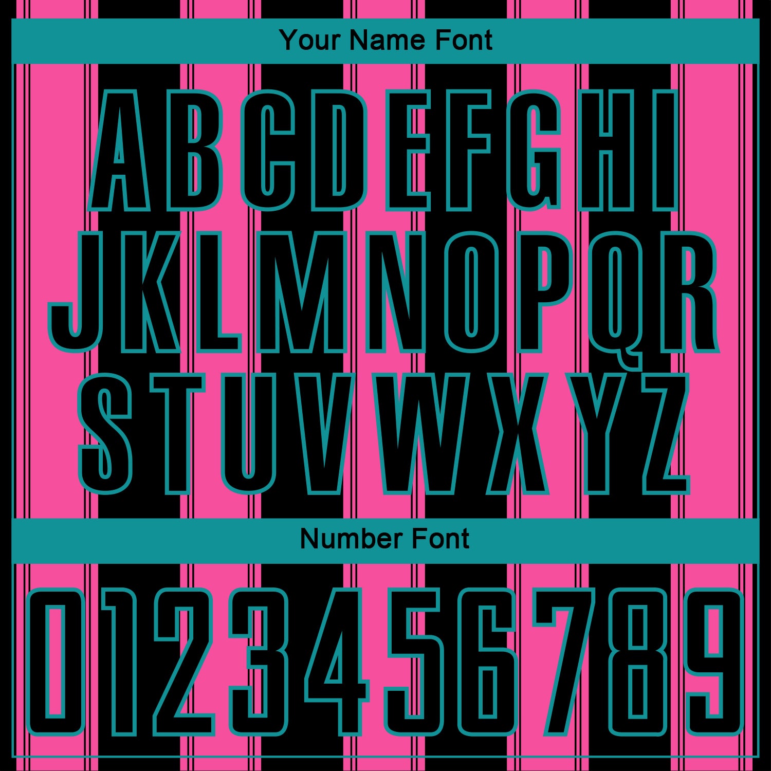 Custom Black Pink-Teal Line Sublimation Soccer Uniform Jersey view 6