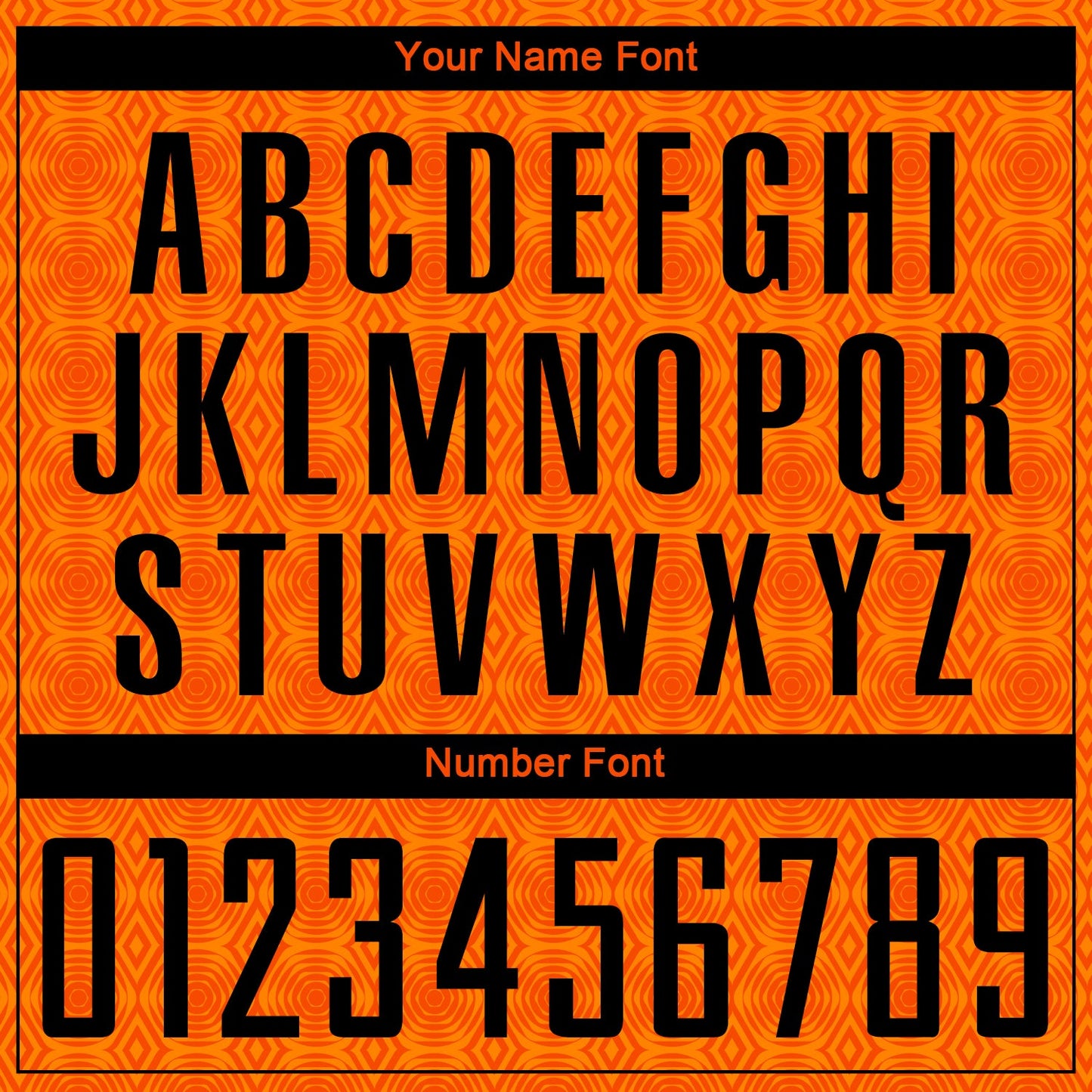 Custom Orange Black-Bay Orange Geometric Shapes Sublimation Soccer Uniform Jersey view 6