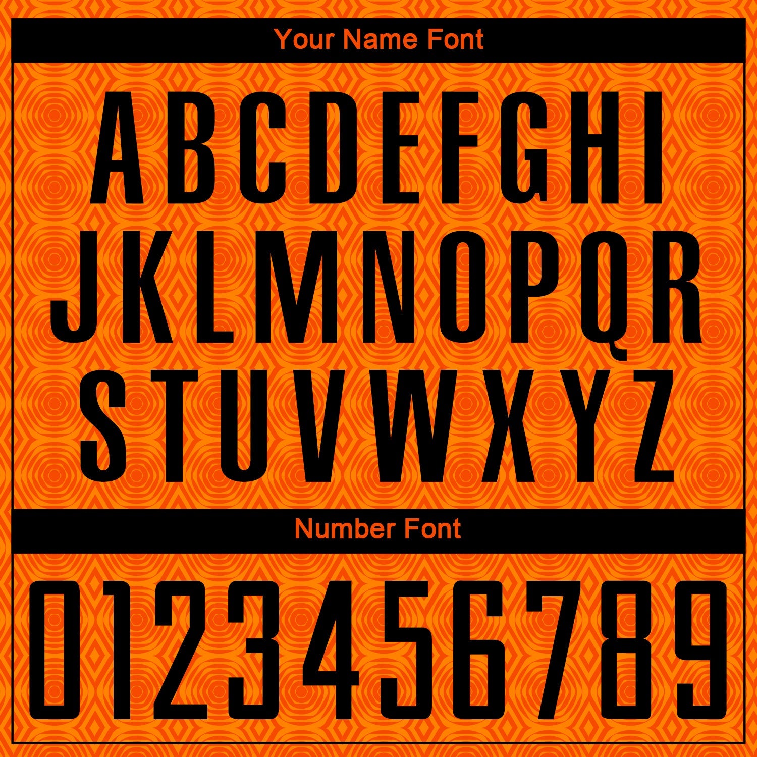 Custom Orange Black-Bay Orange Geometric Shapes Sublimation Soccer Uniform Jersey view 6