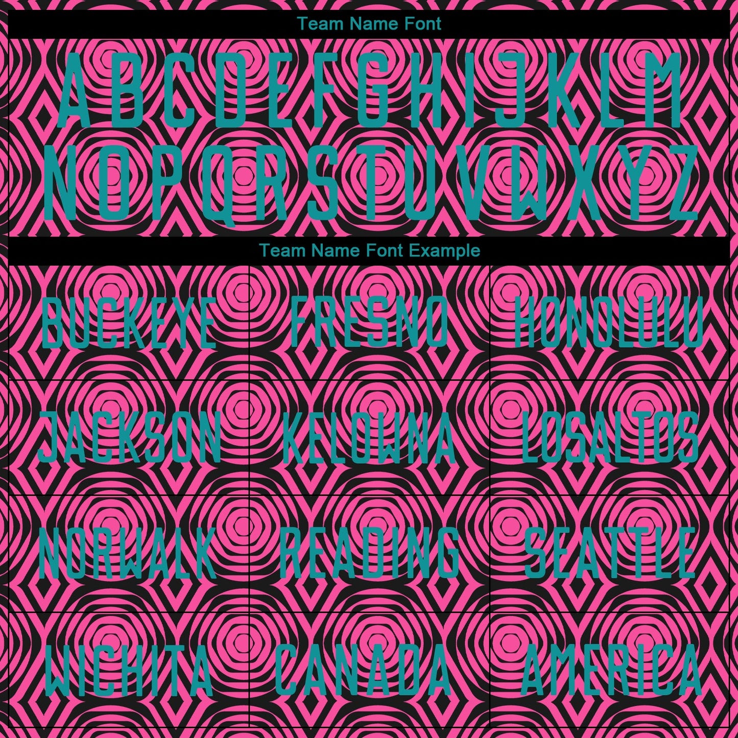 Custom Pink Teal-Black Geometric Shapes Sublimation Soccer Uniform Jersey view 5