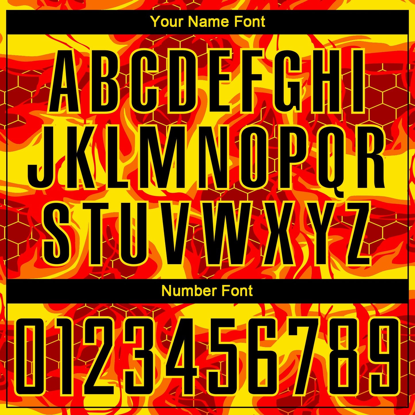 Custom Red Black-Light Yellow Flame Sublimation Soccer Uniform Jersey view 6