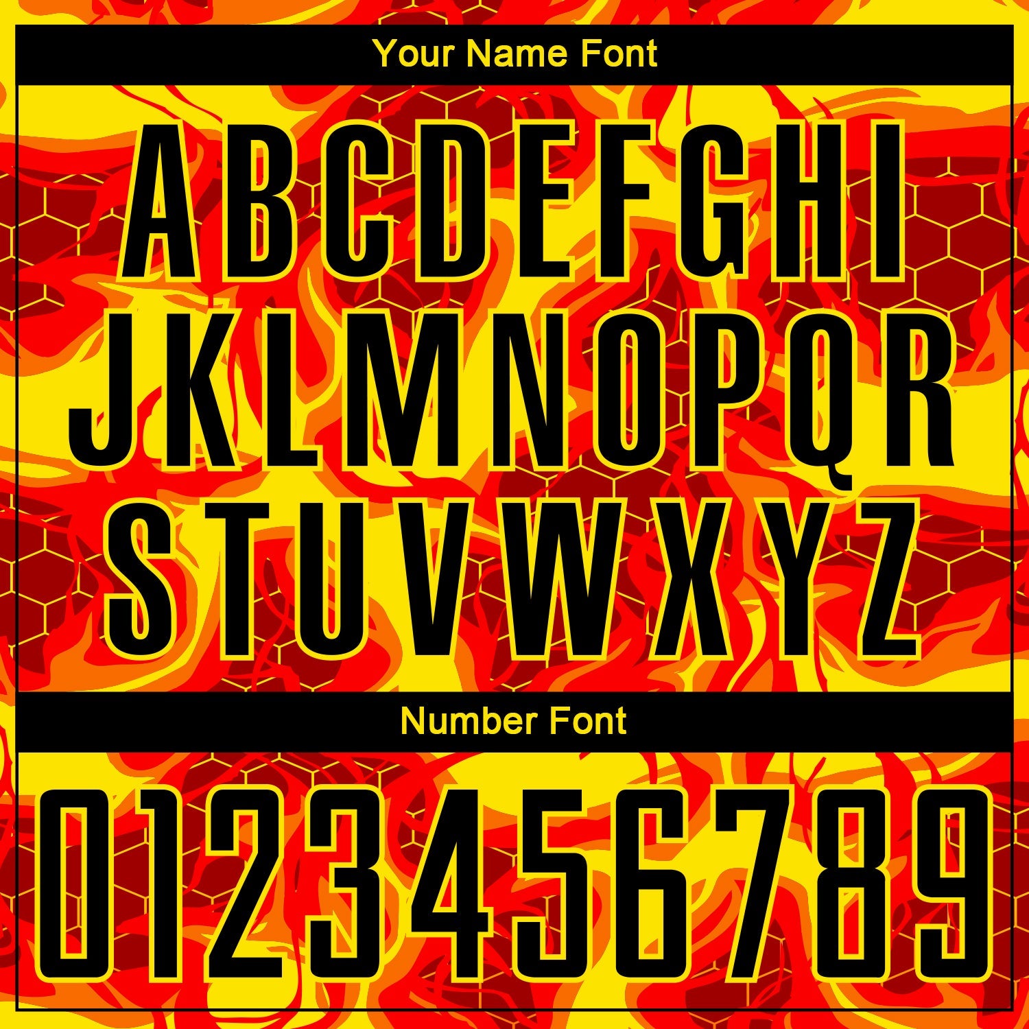 Custom Red Black-Light Yellow Flame Sublimation Soccer Uniform Jersey view 6