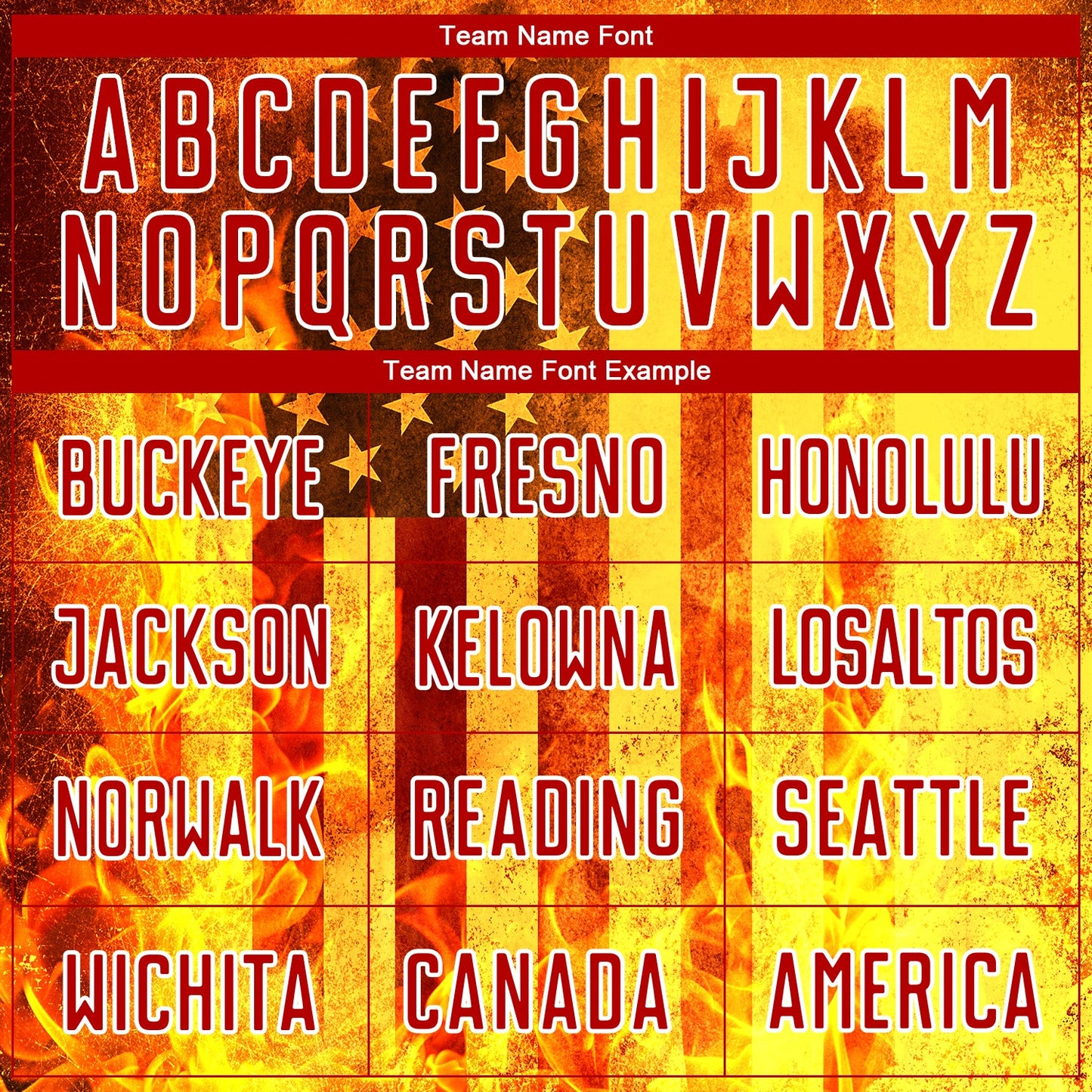 Custom Light Yellow Red-White American Flag Flame Sublimation Soccer Uniform Jersey view 5
