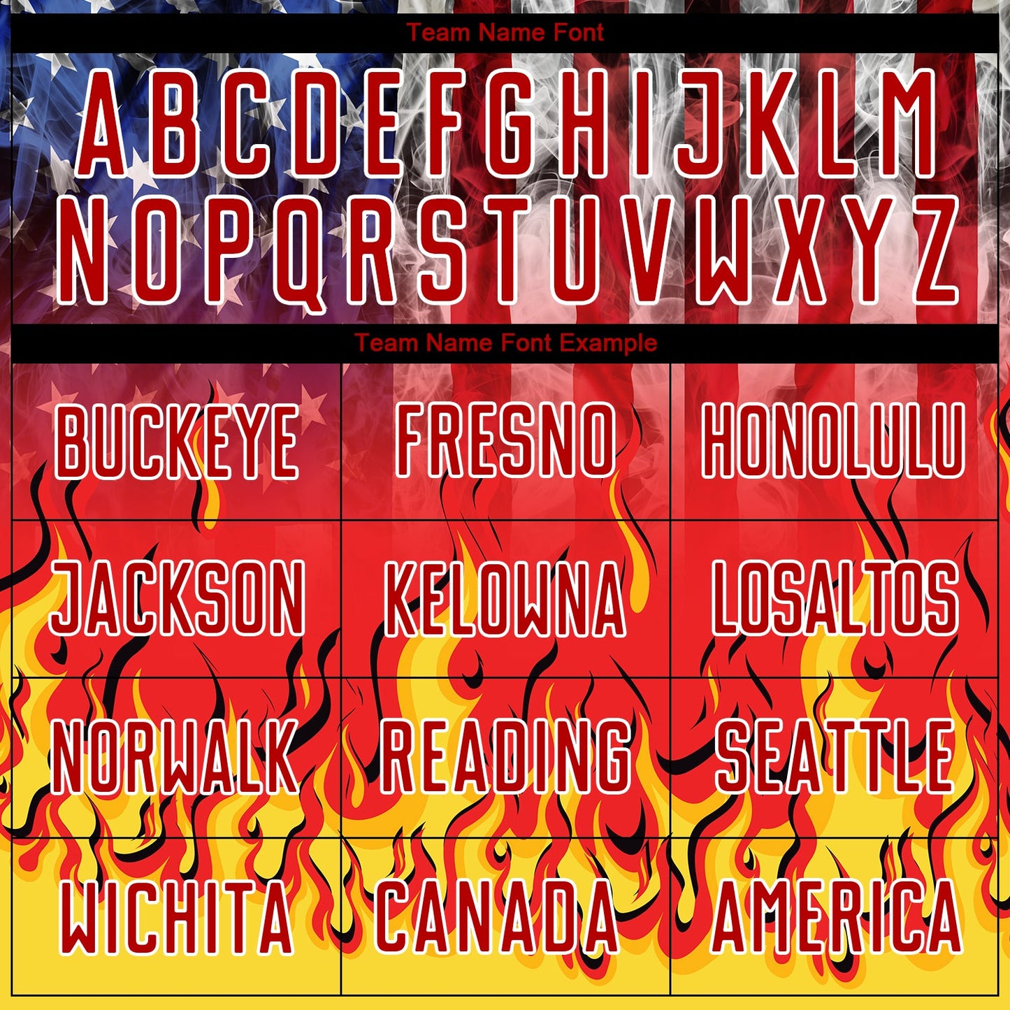 Custom Black Royal Red-Gold American Flag Flame Sublimation Soccer Uniform Jersey view 5
