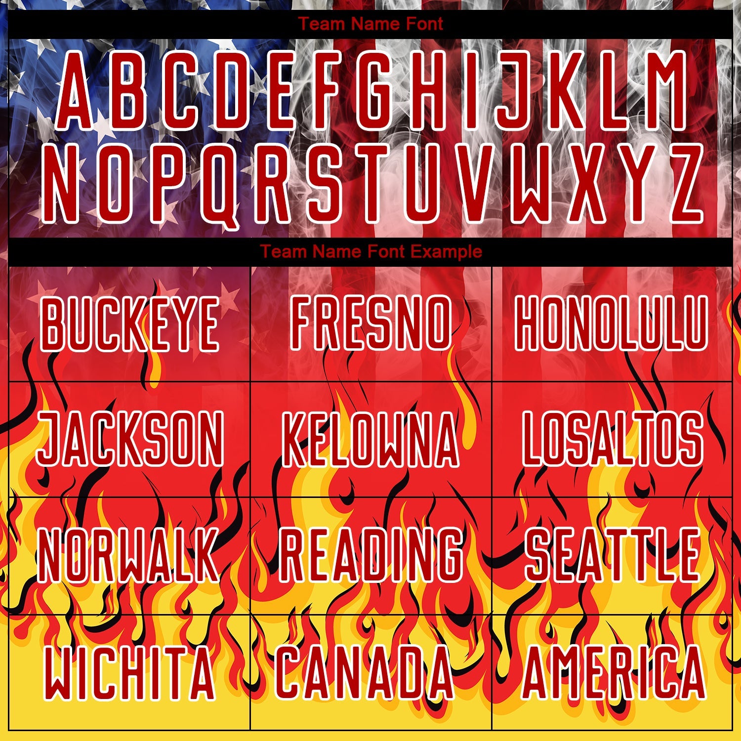 Custom Black Royal Red-Gold American Flag Flame Sublimation Soccer Uniform Jersey view 5