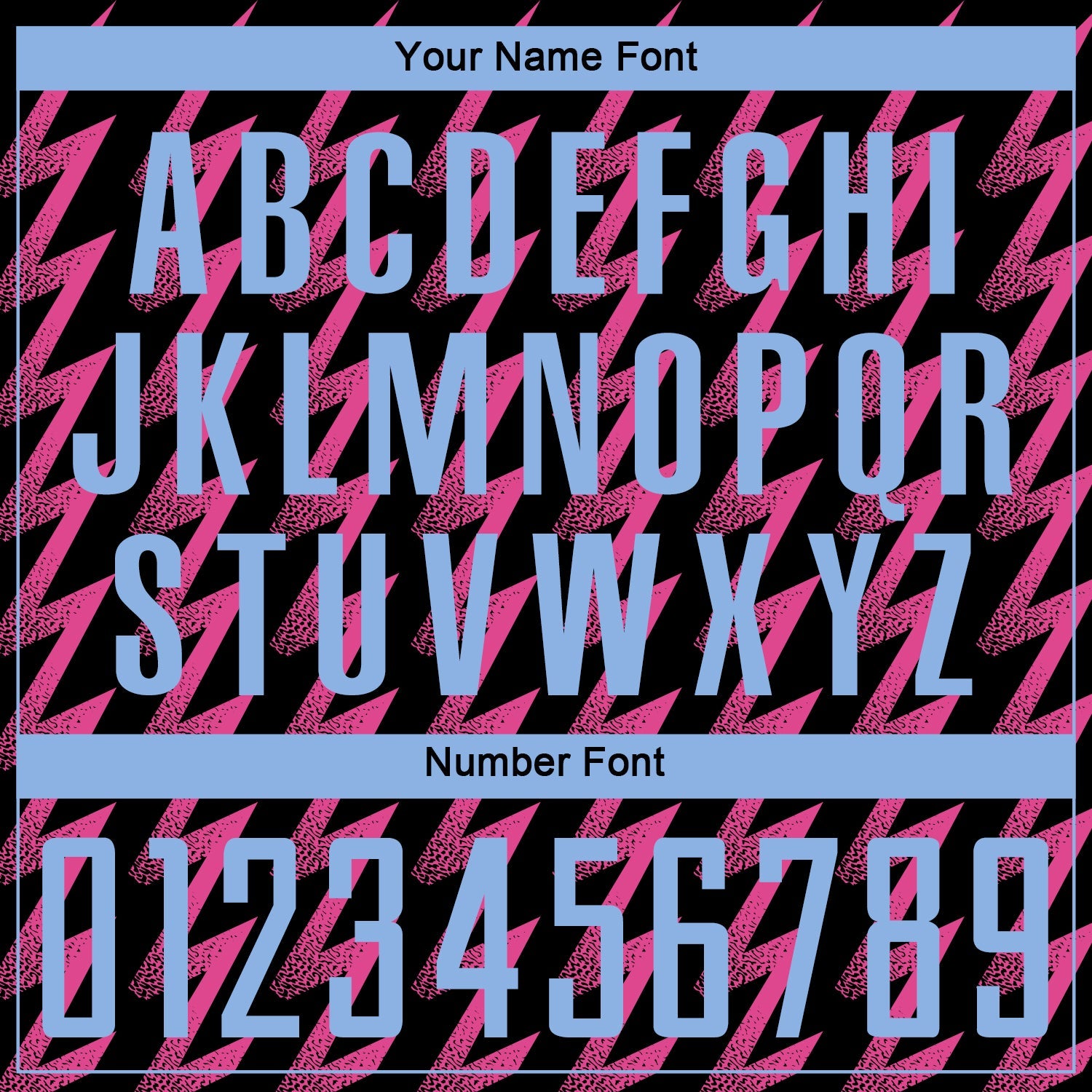 Custom Black Light Blue-Pink Zigzag Shape Sublimation Soccer Uniform Jersey view 6