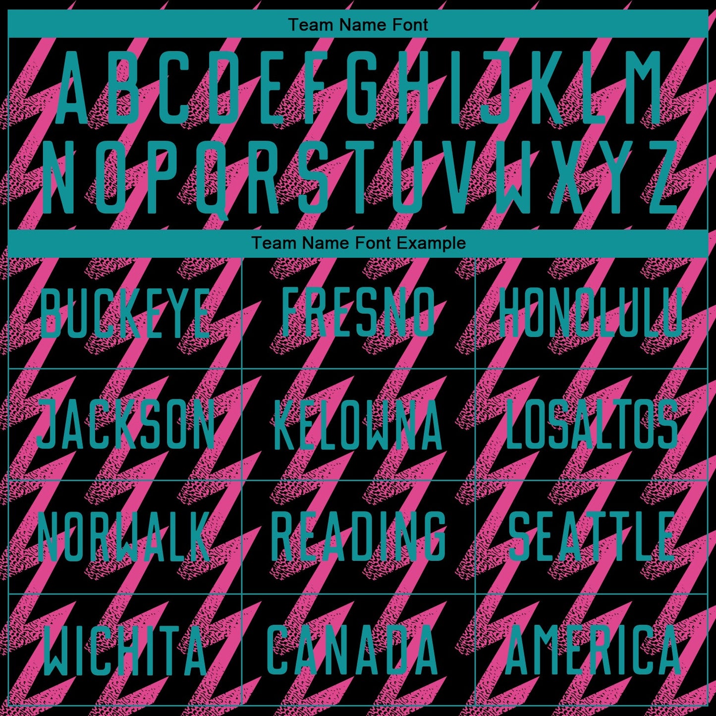 Custom Black Teal-Pink Zigzag Shape Sublimation Soccer Uniform Jersey view 5