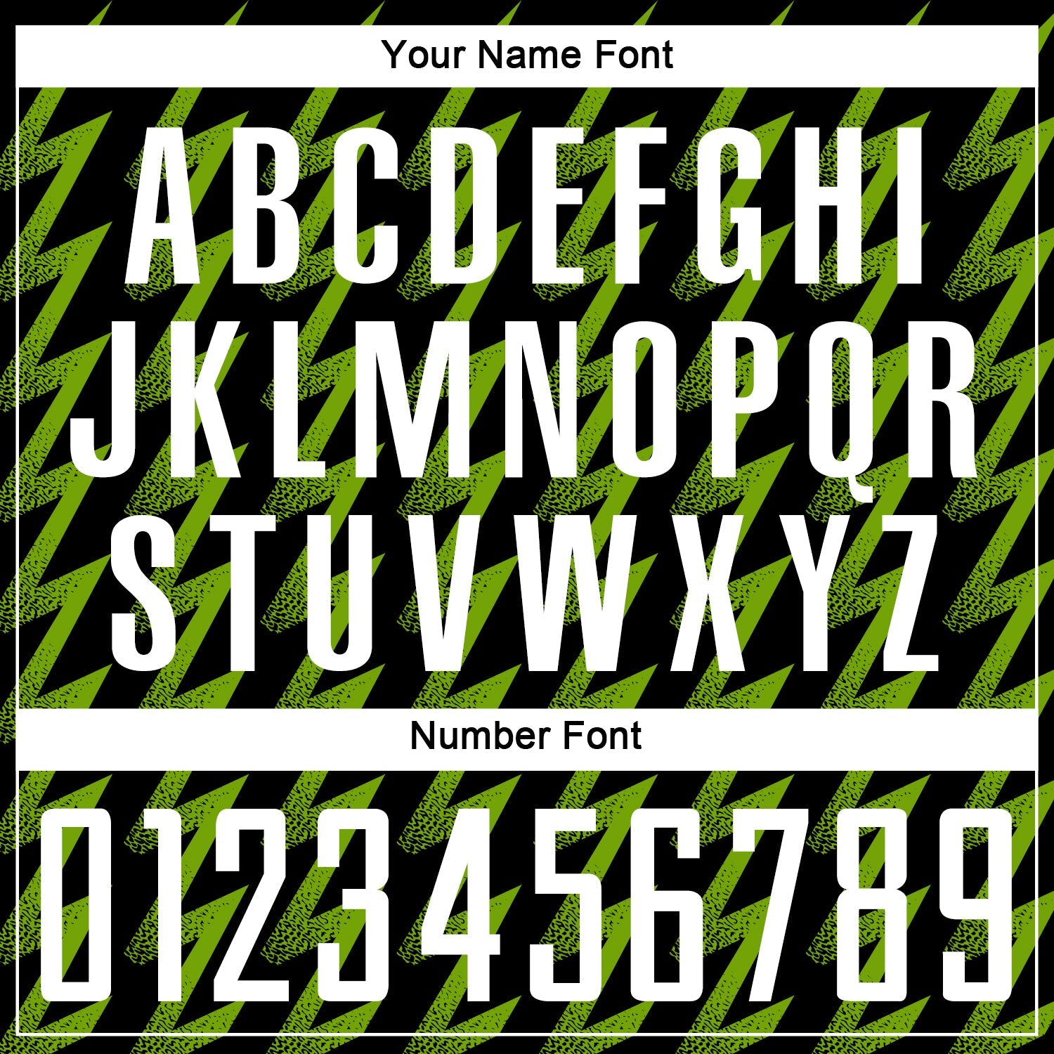 Custom Black White-Neon Green Zigzag Shape Sublimation Soccer Uniform Jersey view 6
