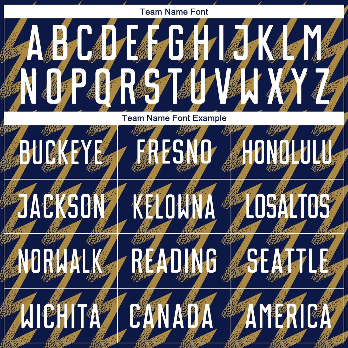Custom Navy White-Old Gold Zigzag Shape Sublimation Soccer Uniform Jersey view 5