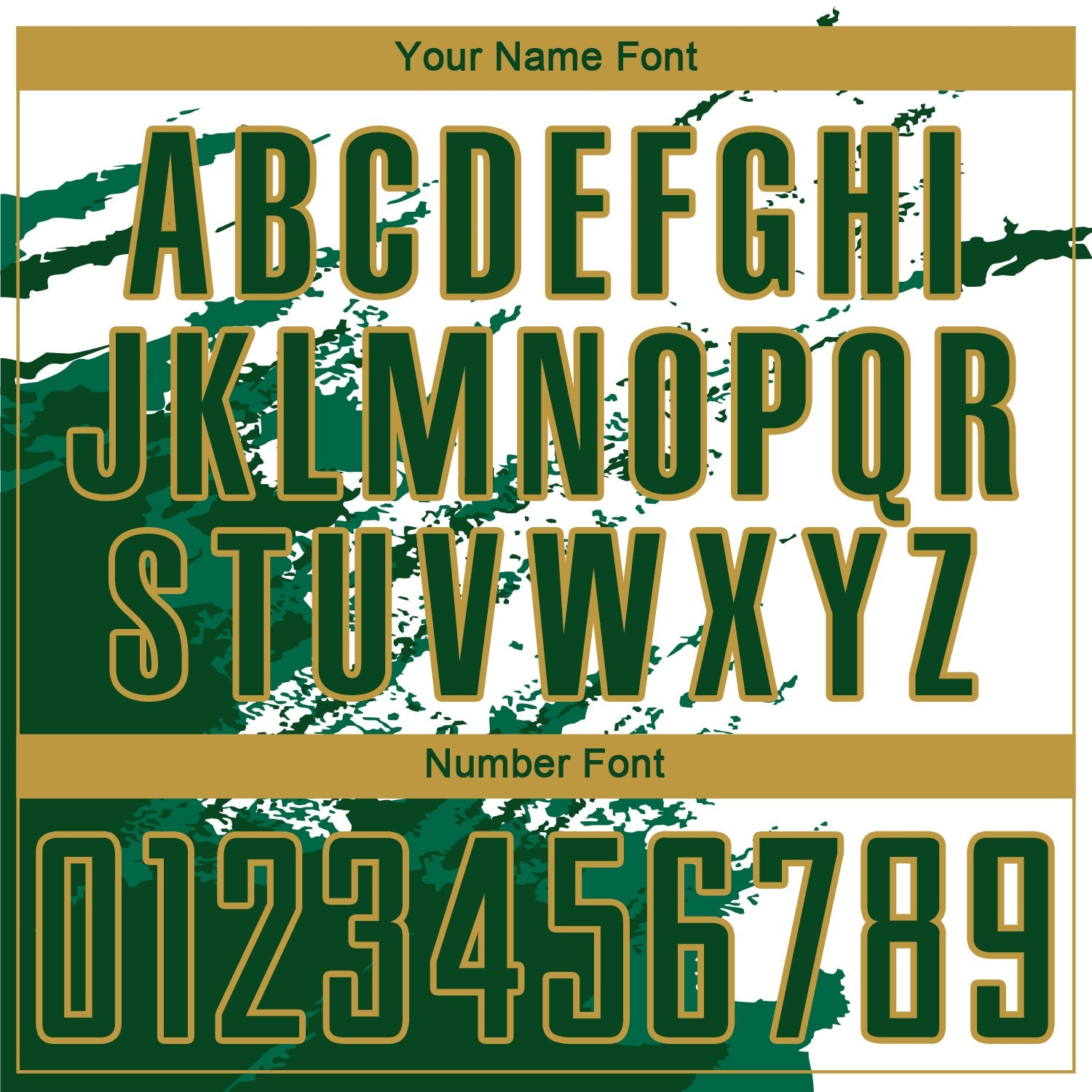 Custom White Green Kelly Green-Gold Abstract Fragment Art Splash Sublimation Soccer Uniform Jersey view 6