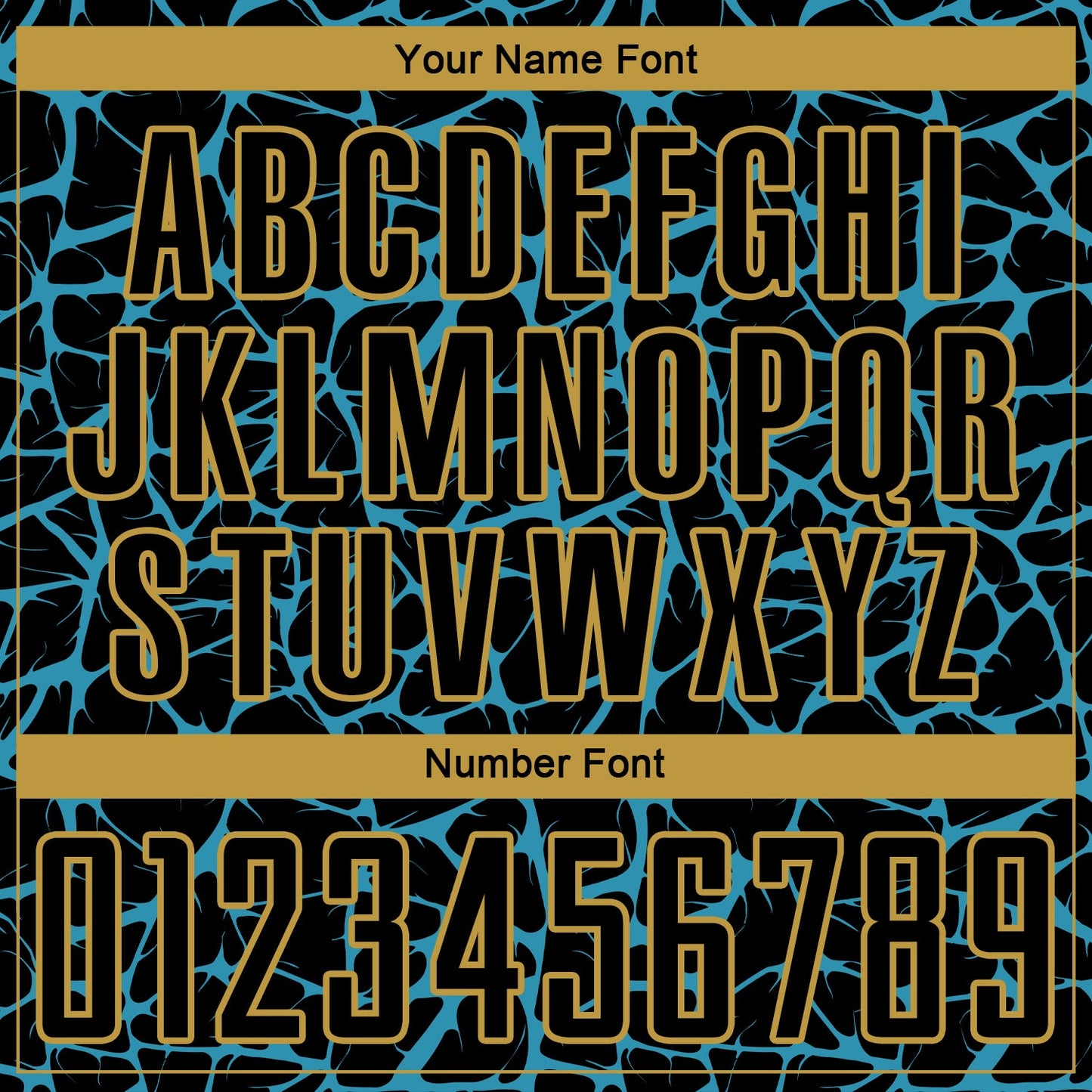Custom Black Panther Blue-Old Gold Abstract Network Splash Sublimation Soccer Uniform Jersey view 6