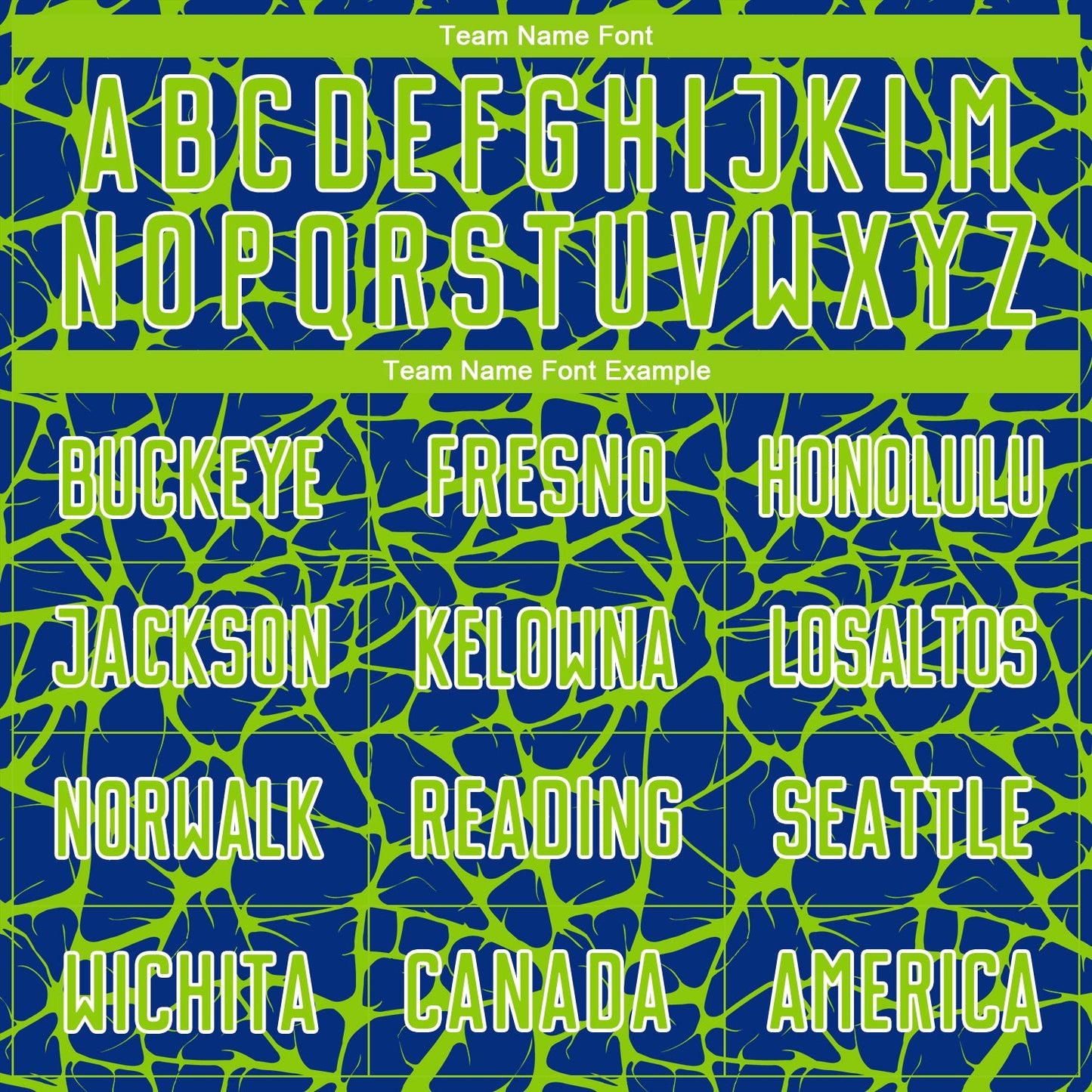 Custom Royal Neon Green-White Abstract Network Splash Sublimation Soccer Uniform Jersey view 5