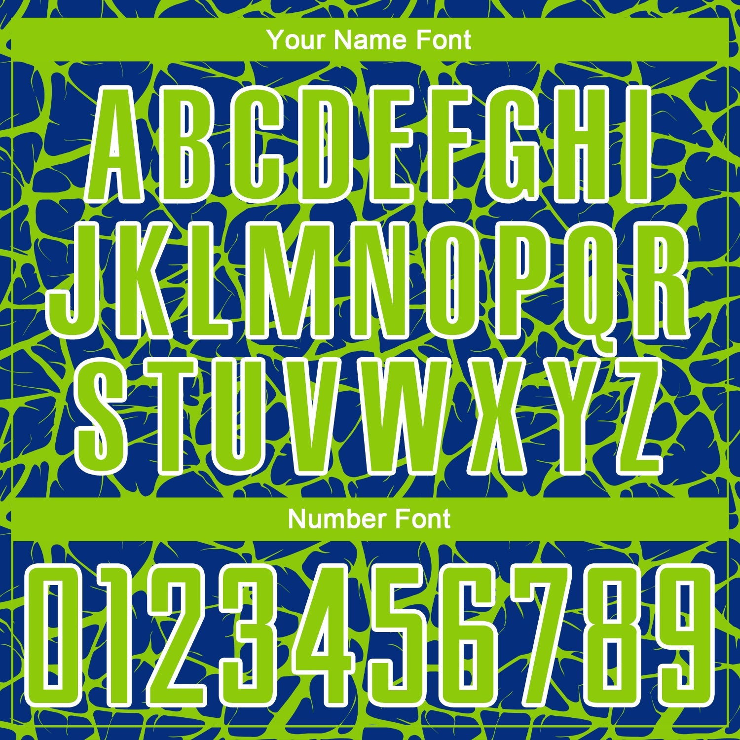 Custom Royal Neon Green-White Abstract Network Splash Sublimation Soccer Uniform Jersey view 6