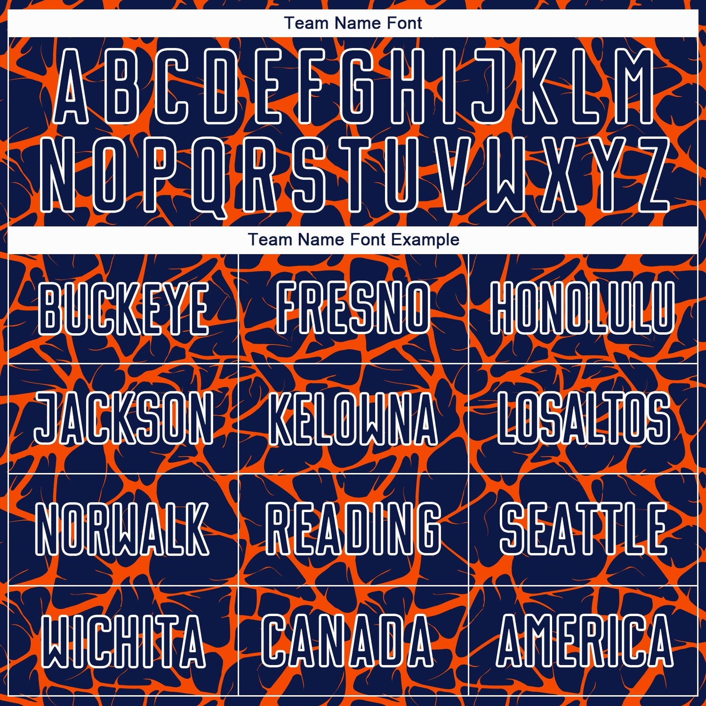 Custom Navy Orange-White Abstract Network Splash Sublimation Soccer Uniform Jersey view 5
