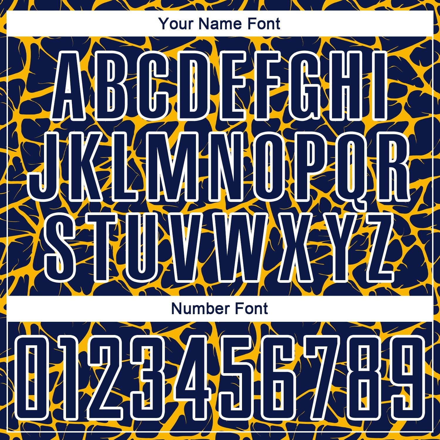Custom Navy Gold-White Abstract Network Splash Sublimation Soccer Uniform Jersey view 6