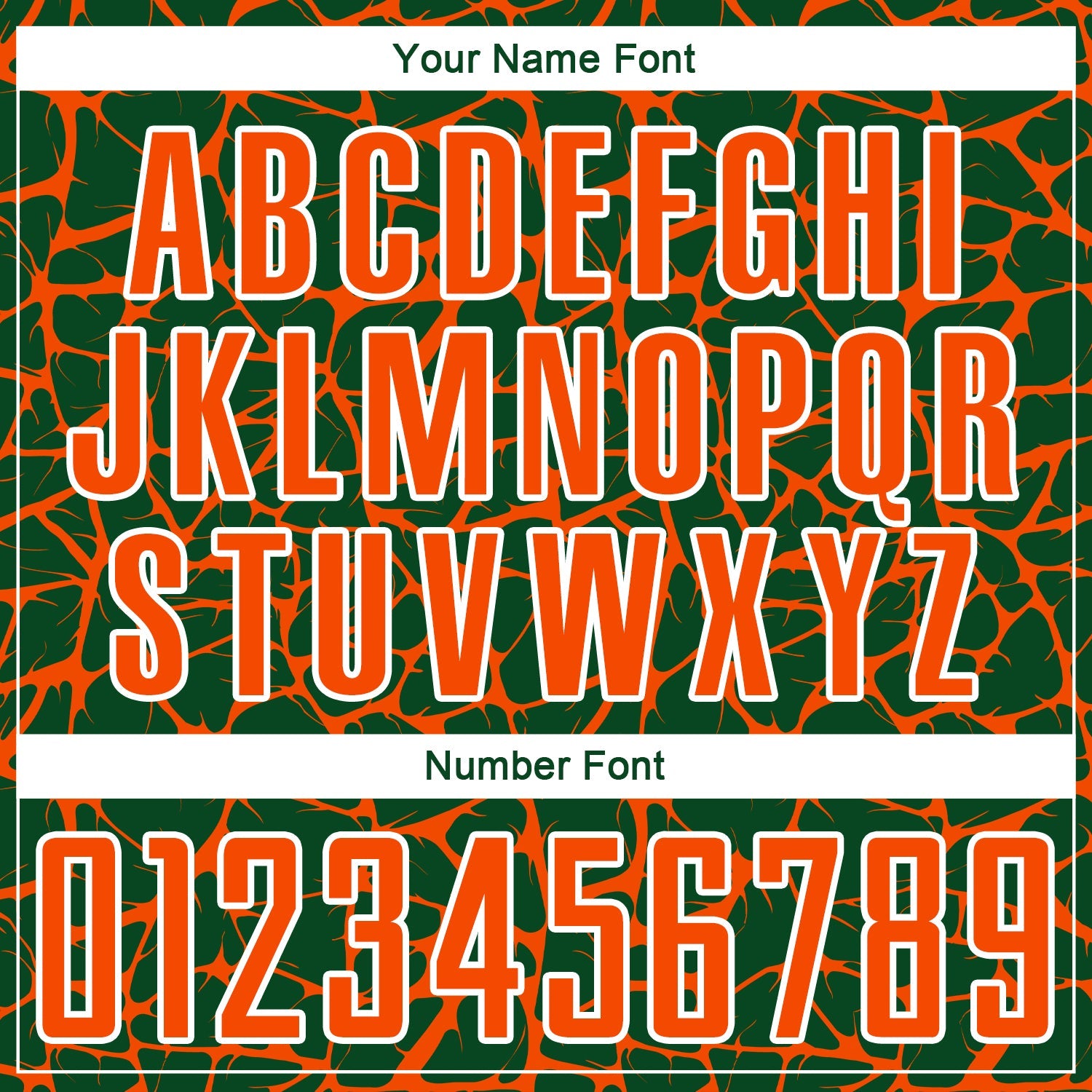 Custom Green Orange-White Abstract Network Splash Sublimation Soccer Uniform Jersey view 6