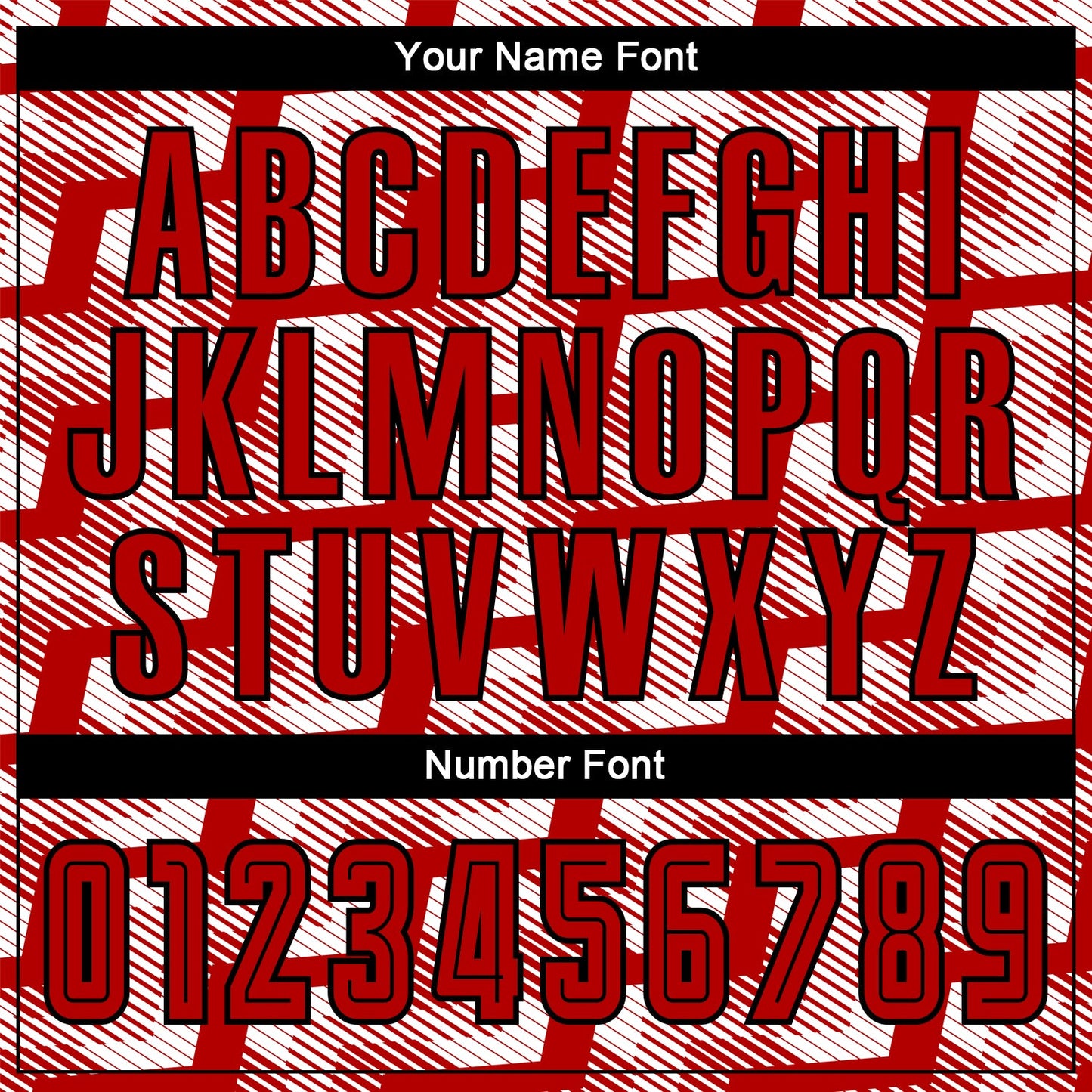 Custom Red Black-White Line Sublimation Soccer Uniform Jersey view 6
