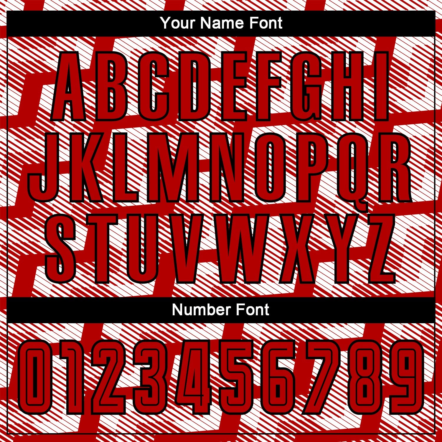 Custom Red Black-White Line Sublimation Soccer Uniform Jersey view 6
