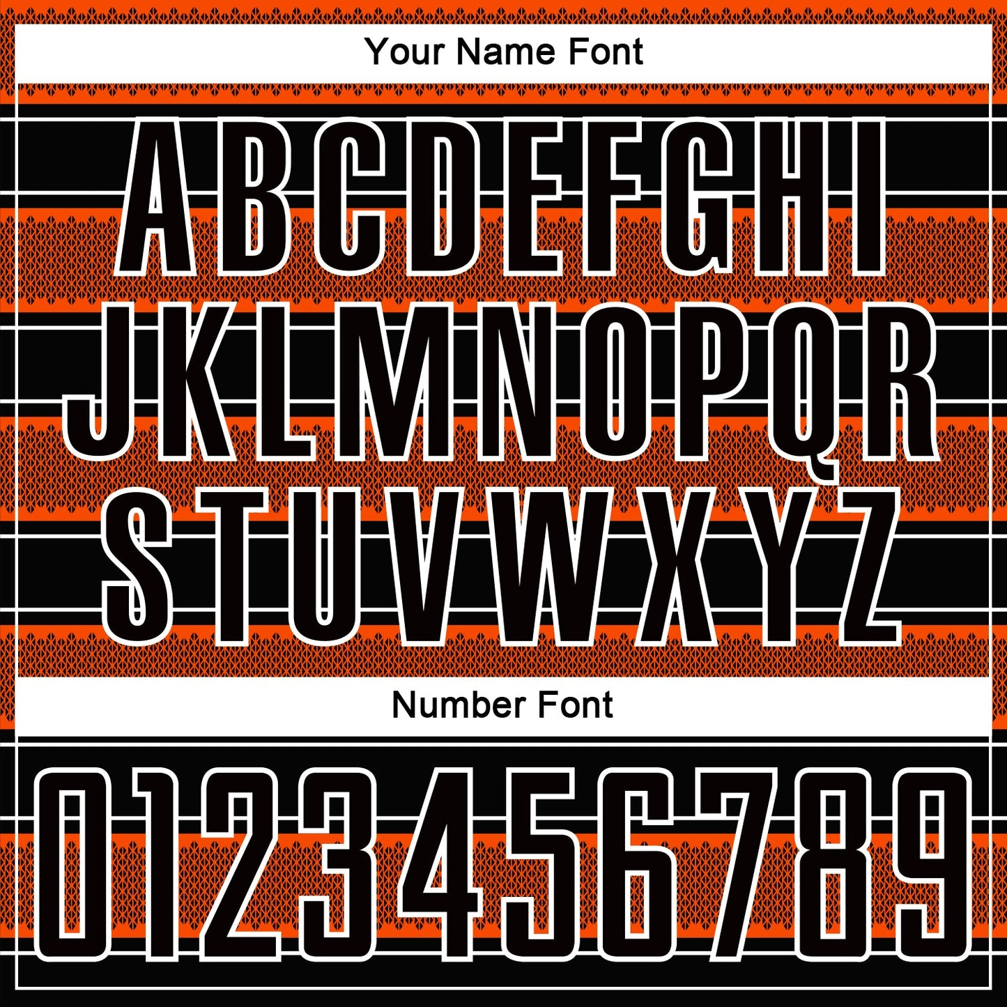 Custom Black Orange-White Geometric Shapes And Line Sublimation Soccer Uniform Jersey view 6