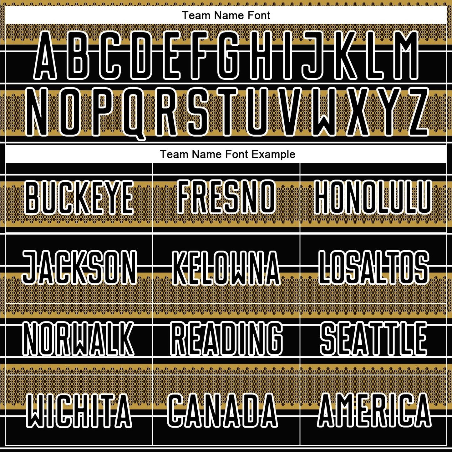 Custom Black Old Gold-White Geometric Shapes And Line Sublimation Soccer Uniform Jersey view 5