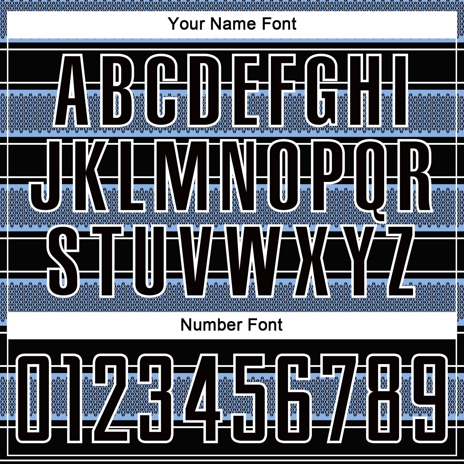 Custom Black Light Blue-White Geometric Shapes And Line Sublimation Soccer Uniform Jersey view 6