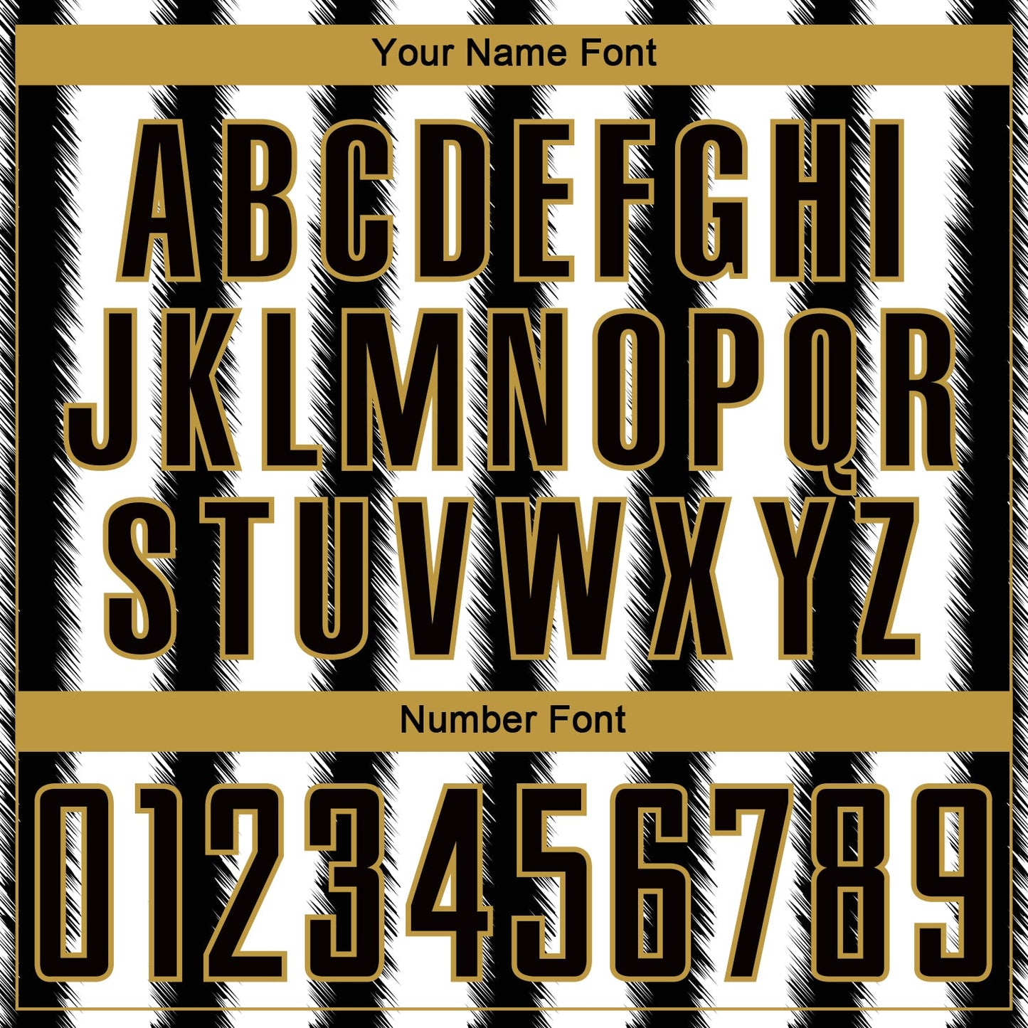 Custom Black White-Old Gold Line Sublimation Soccer Uniform Jersey view 6
