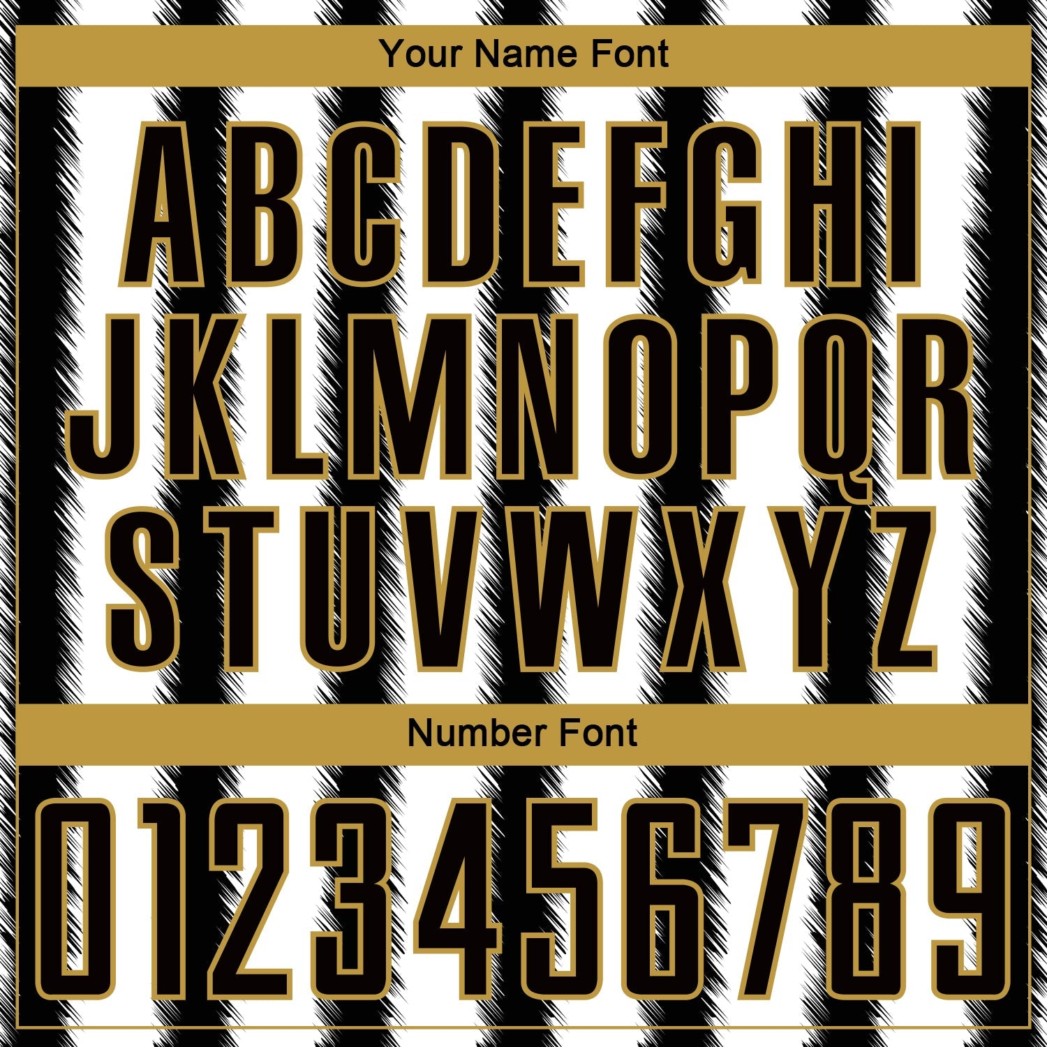 Custom Black White-Old Gold Line Sublimation Soccer Uniform Jersey view 6
