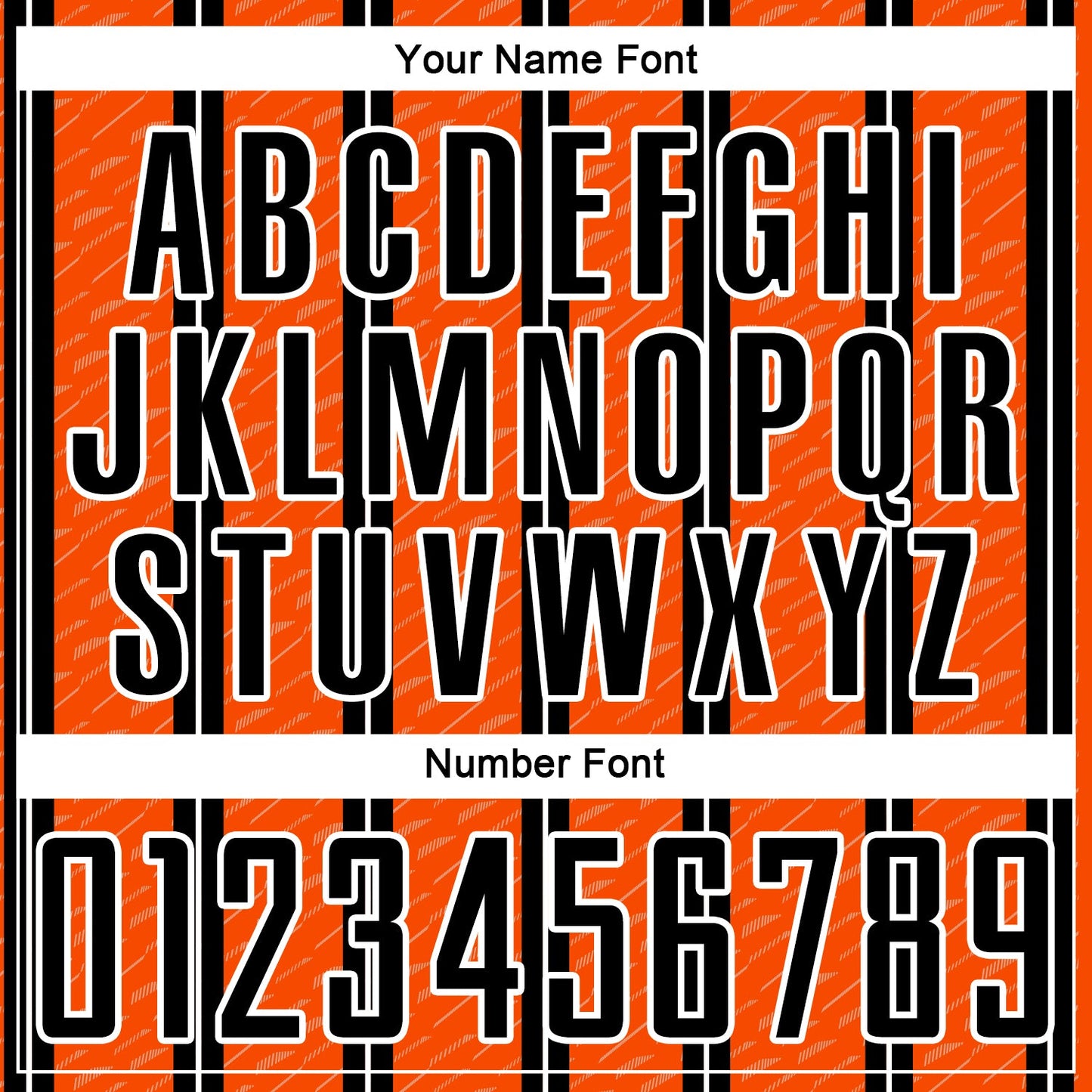 Custom Black Orange-White Line Sublimation Soccer Uniform Jersey view 6