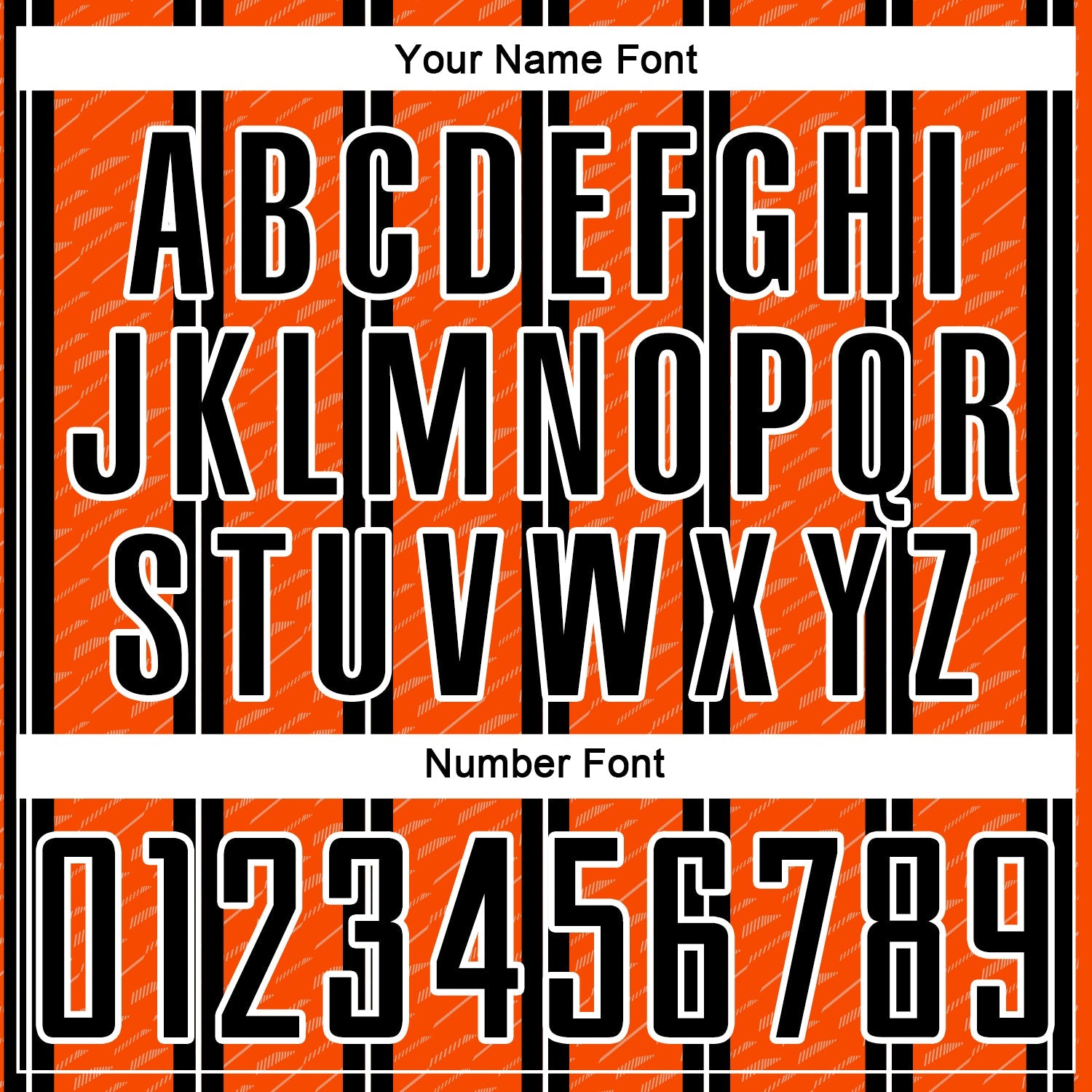 Custom Black Orange-White Line Sublimation Soccer Uniform Jersey view 6