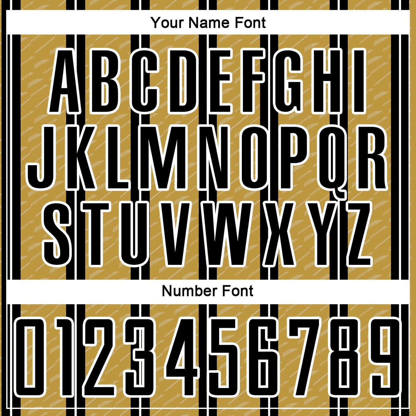 Custom Black Old Gold-White Line Sublimation Soccer Uniform Jersey view 6