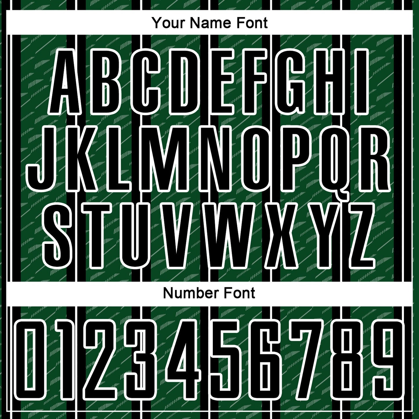 Custom Black Green-White Line Sublimation Soccer Uniform Jersey view 6