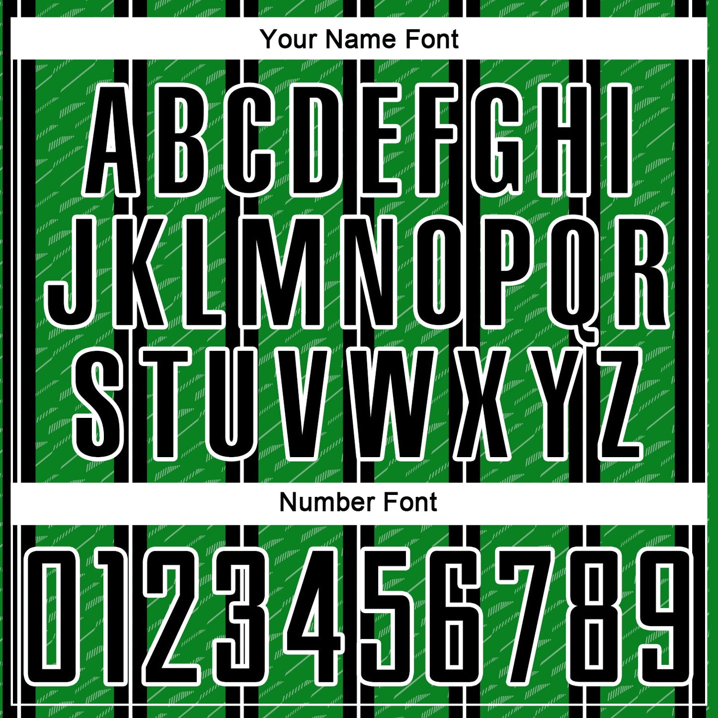 Custom Black Grass Green-White Line Sublimation Soccer Uniform Jersey view 6