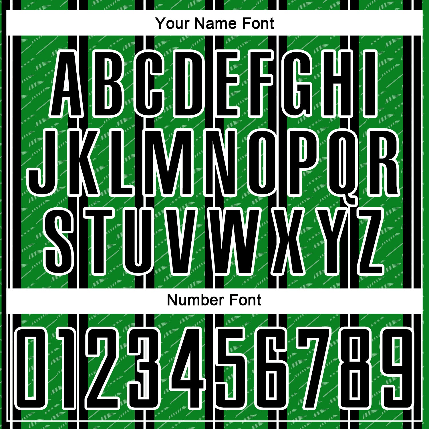 Custom Black Grass Green-White Line Sublimation Soccer Uniform Jersey view 6