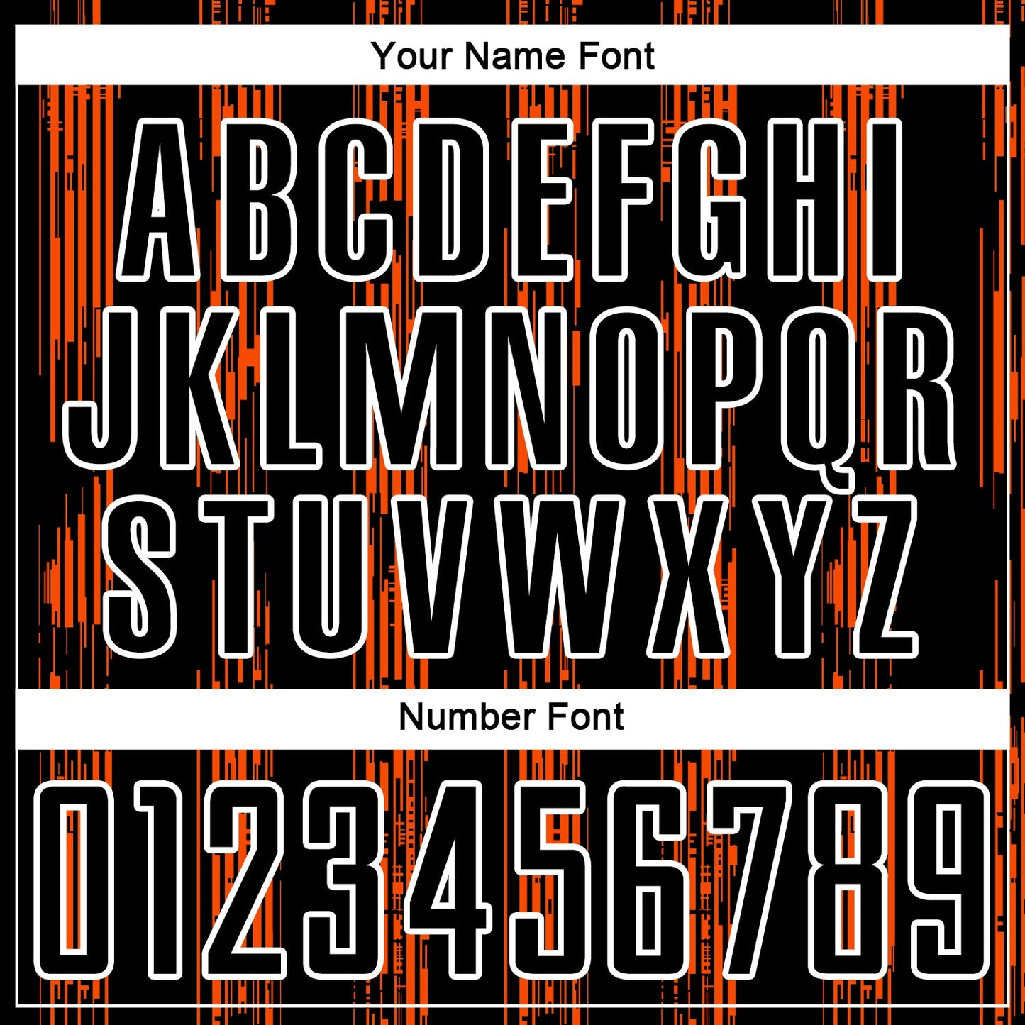 Custom Black Orange-White Line Sublimation Soccer Uniform Jersey view 6